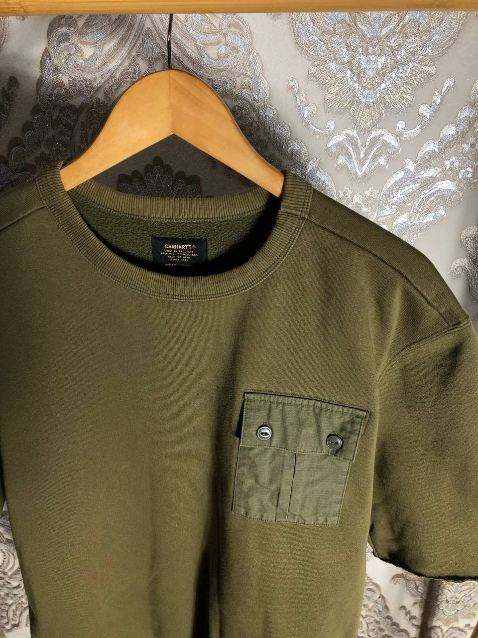 Carhartt Wip VINTAGE CARHARTT WIP MILITARY POCKET SWEAT DESIGNER Y2K 90s Size US M / EU 48-50 / 2 - 2 Thumbnail