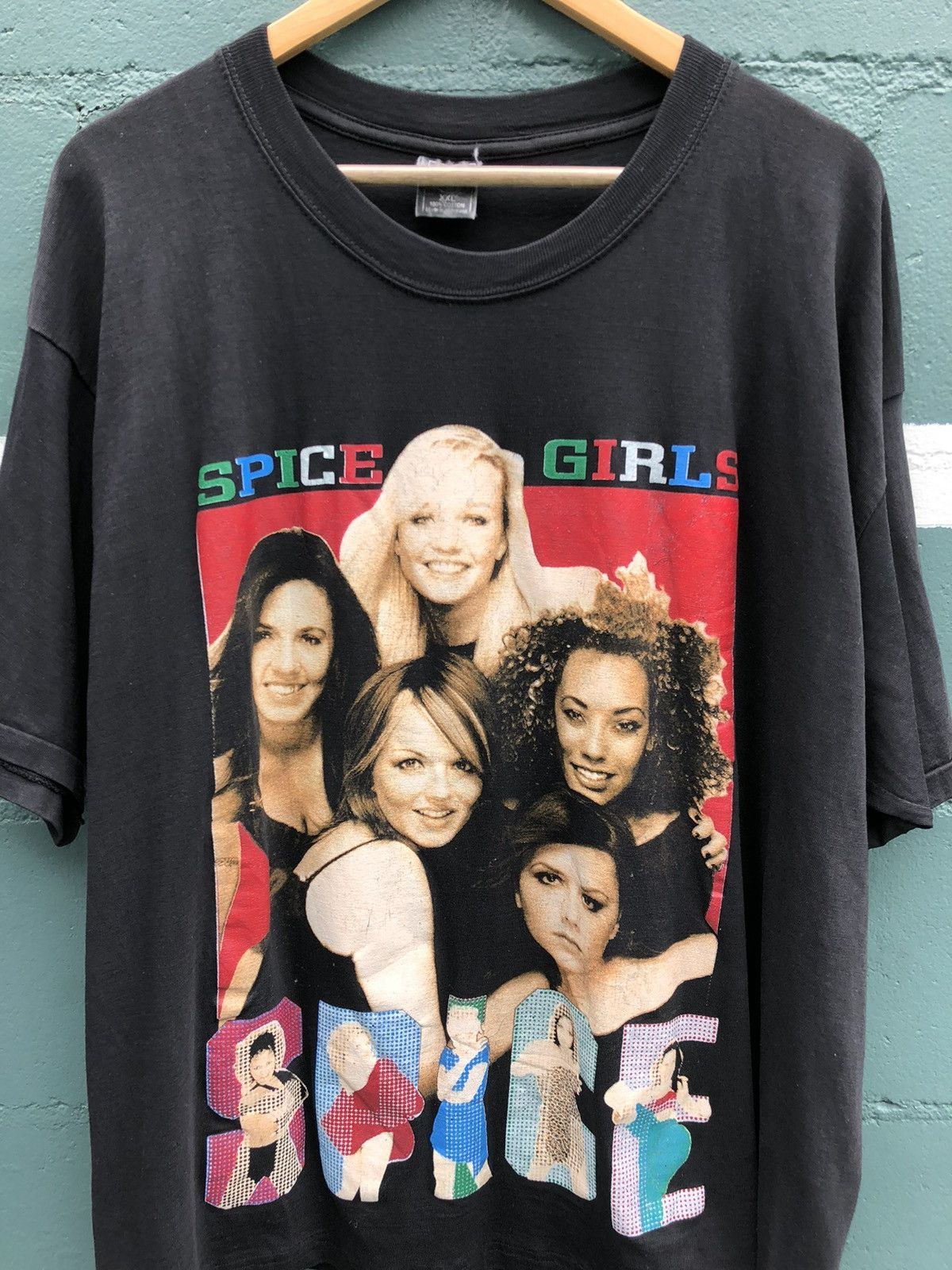 Band Tees × Vintage Vintage 90s Spice Girls “SPICEWORLD” Tour ‘98 Size US XL / EU 56 / 4 - 1 Thumbnail