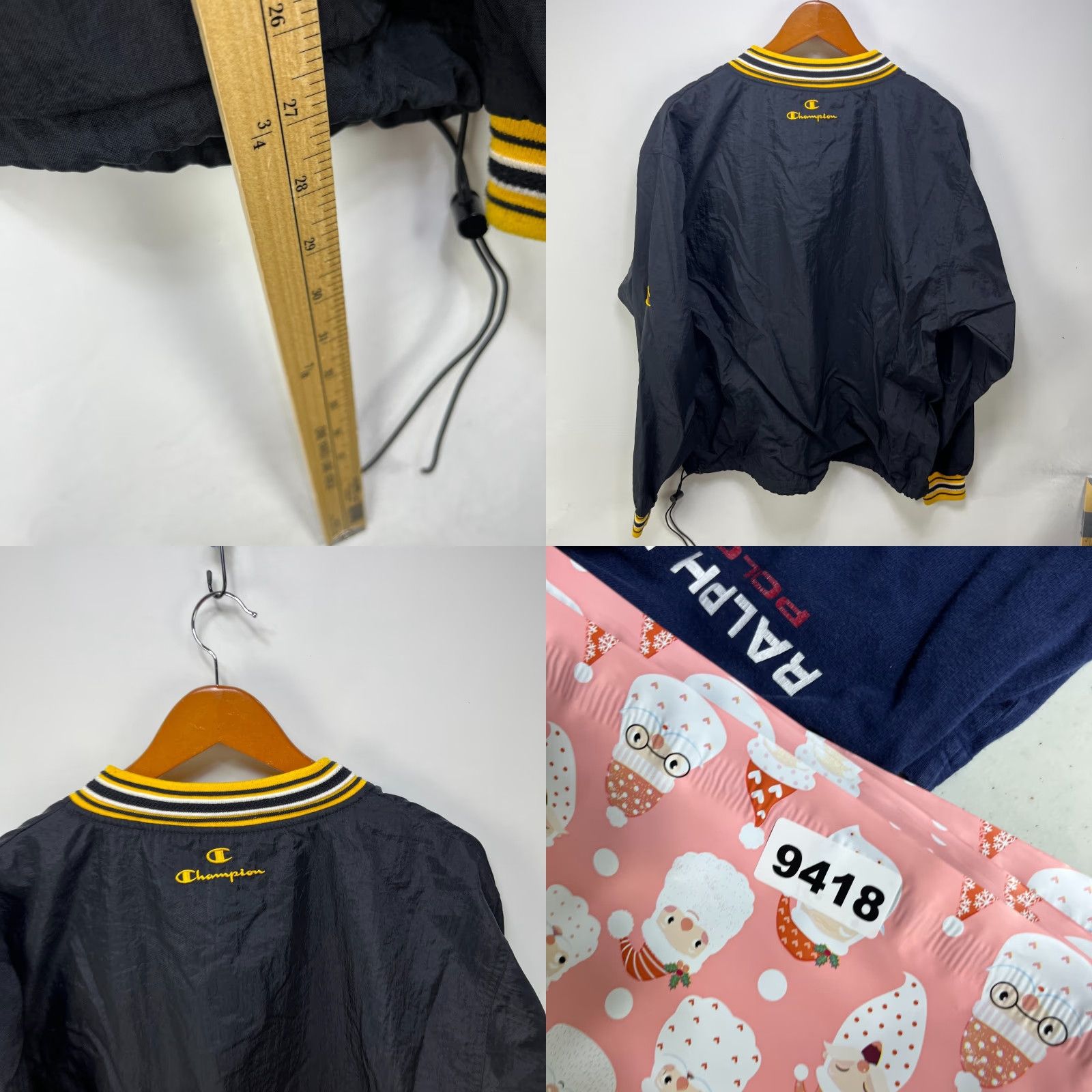 Champion VINTAGE Champion Cadets Pullover Windbreaker Jacket M Black 90s Logo Size US M / EU 48-50 / 2 - 8 Thumbnail