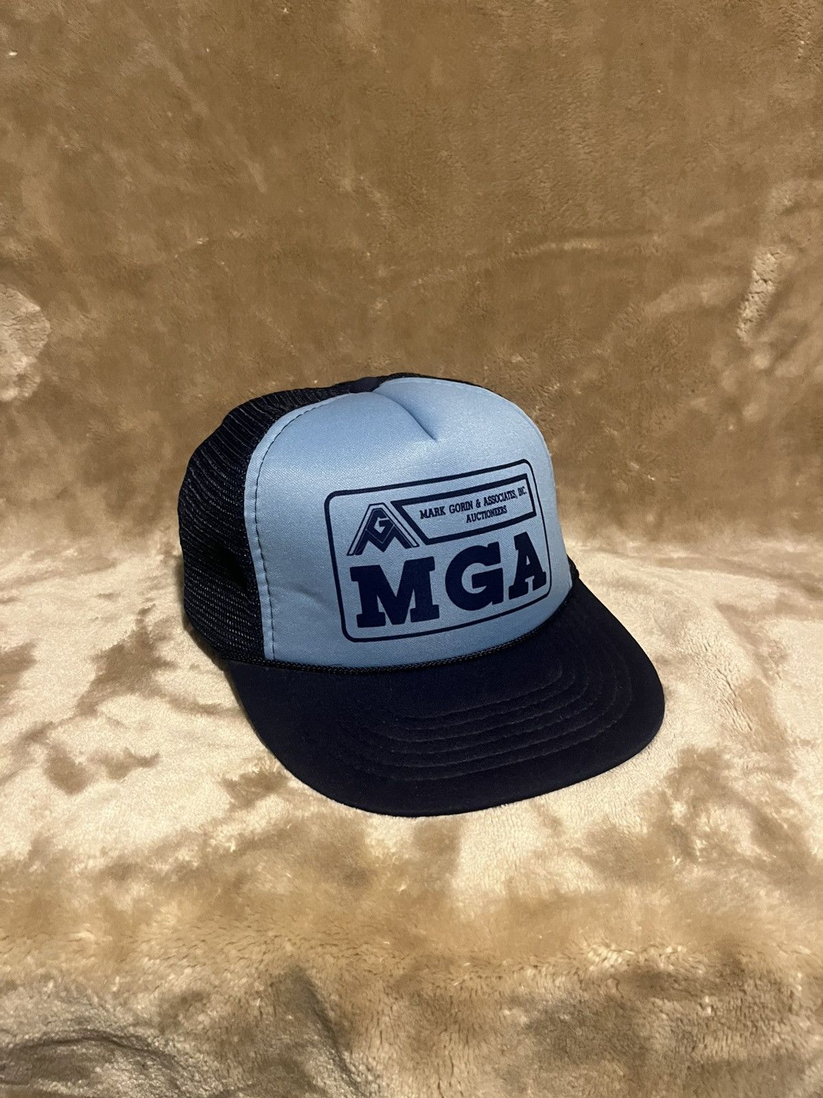 Hanes Vintage 90’s MGA Foam Truxker Mesh SnapBack Hat cap Size ONE SIZE - 1 Thumbnail