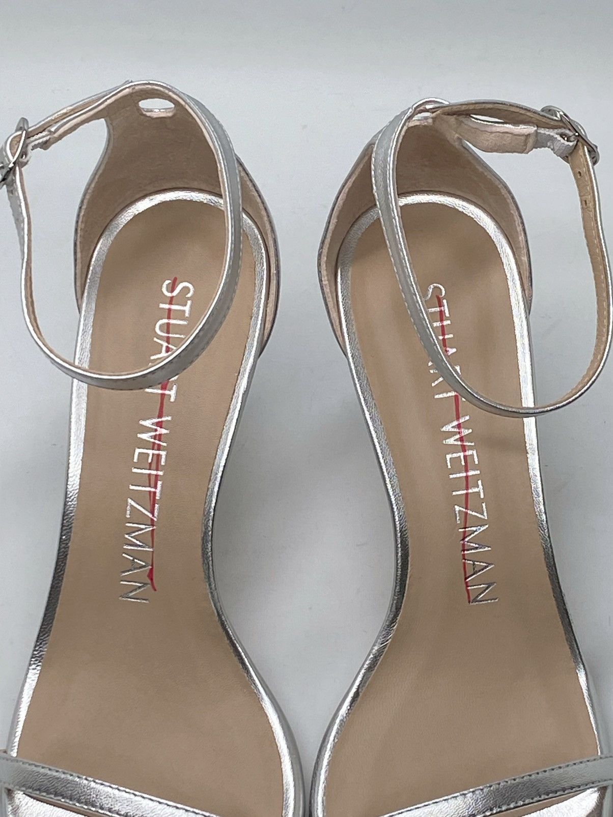 Stuart Weitzman Stuart Weitzman Metallic Leather Sandals size 6.5 Size US 6.5 / IT 36.5 - 3 Thumbnail