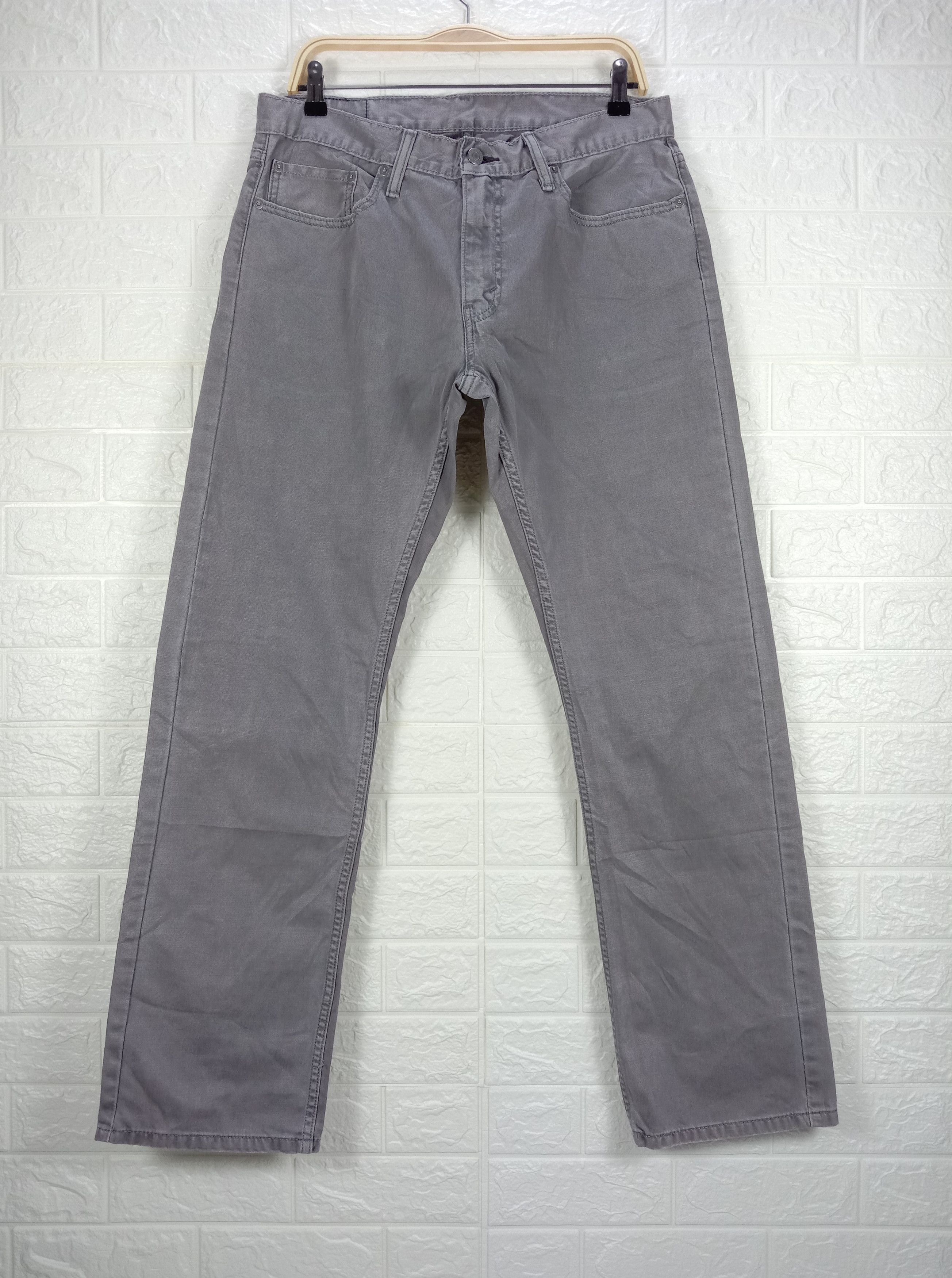image of Levis x Levis Vintage Clothing Vintage Levi's 514 Jeans Straight Fit Denim in Grey, Men's (Size 34)