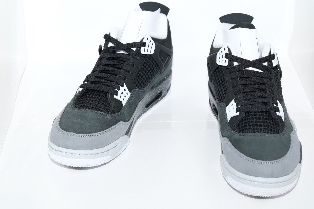 Jordan Brand Nike Air Jordan 4 2024 Retro Fear Black White FQ8138-002 Size US 11.5 / EU 44-45 - 7 Thumbnail