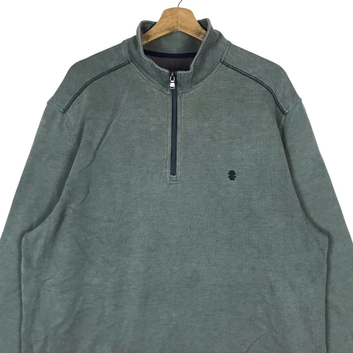 Izod Vintage Izod Quarter Zip Pullover Jumper Sweatshirt Size US L / EU 52-54 / 3 - 2 Thumbnail