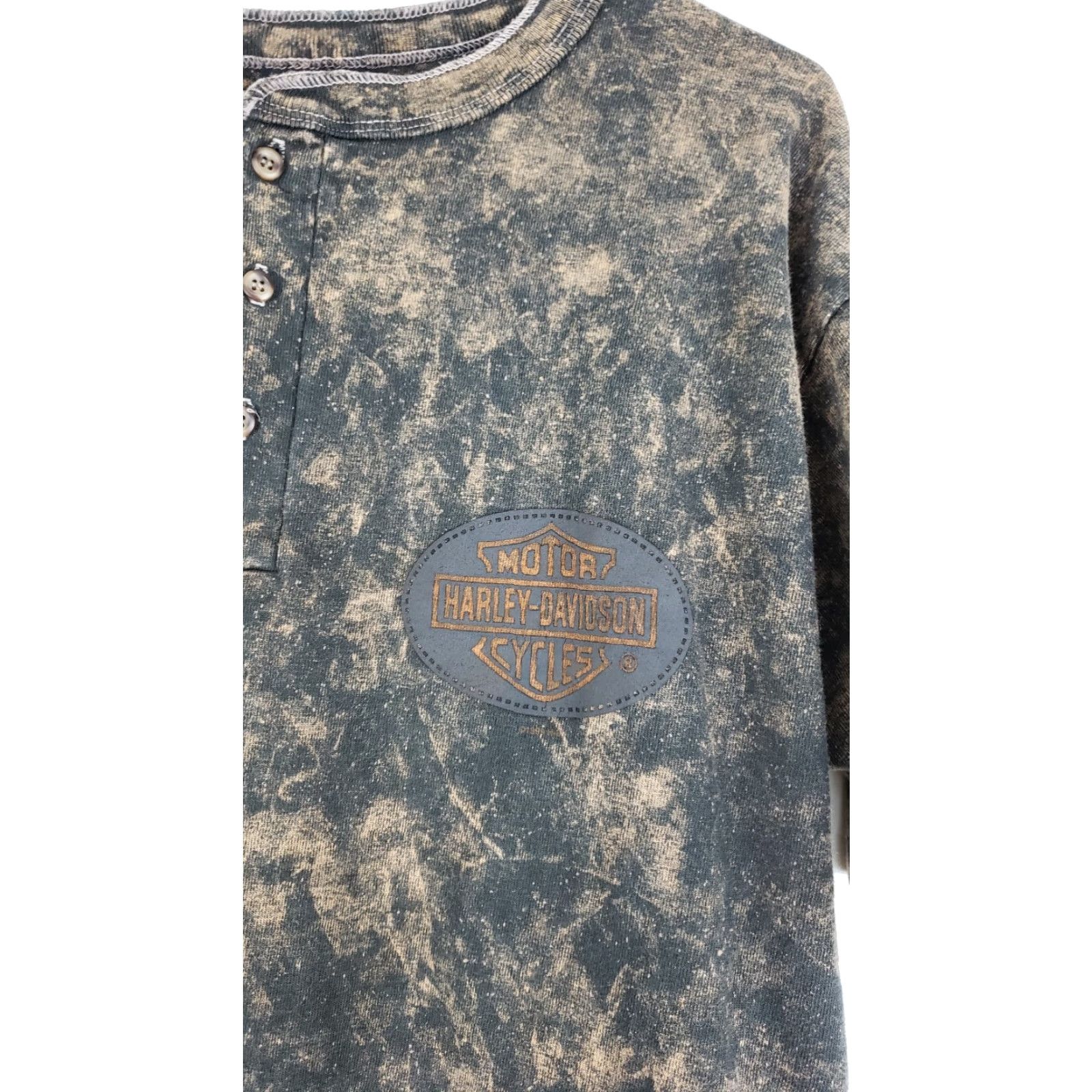 Harley Davidson VINTAGE Harley-Davidson Shirt Harley-Davidson Brown Henley T-Shirt Adult Large Mens L Brown Tie Dye Motorcycles Oklahoma City Size US L / EU 52-54 / 3 - 7 Thumbnail