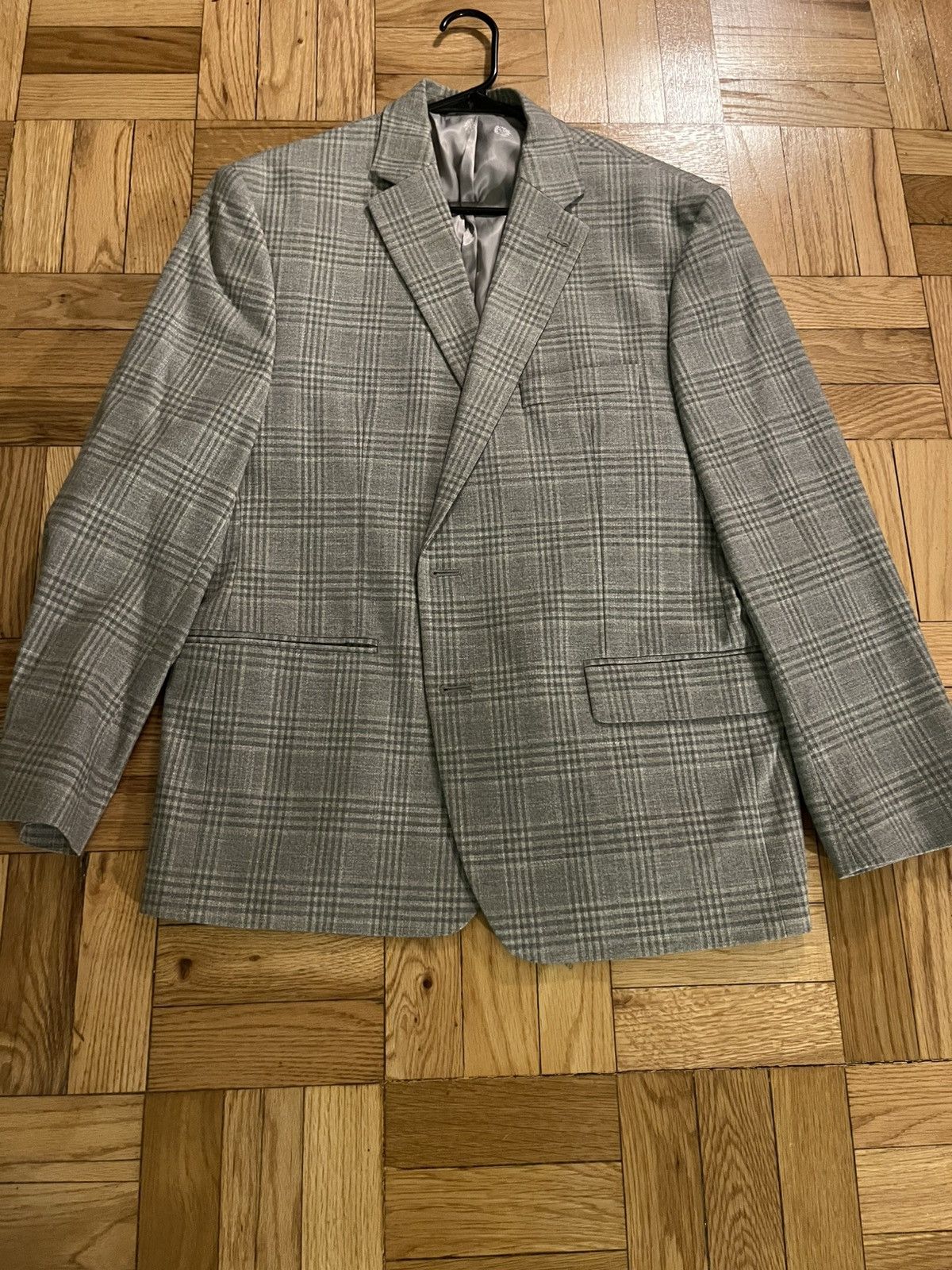 Polo Ralph Lauren Polo Ralph Lauren Grey Plaid Blazer Size 44R - 1 Thumbnail