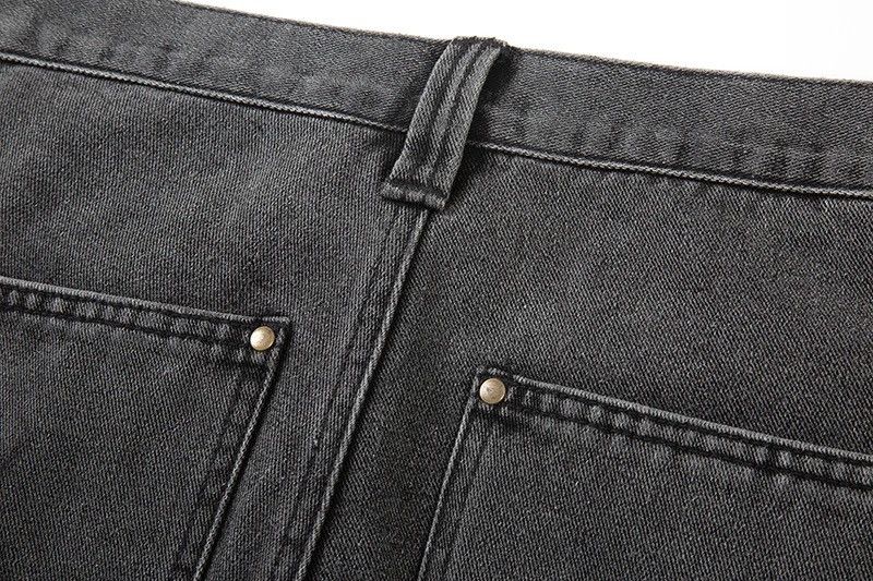 Jean Black Graffiti Wide Jeans Size US 32 / EU 48 - 7 Thumbnail