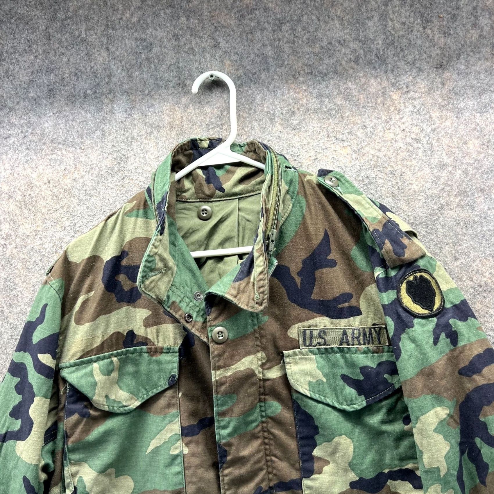 Vintage US Army Jacket Shirt Mens Medium Camo Military Cold Weather Field Coat Vintage Parka Size US M / EU 48-50 / 2 - 6 Thumbnail