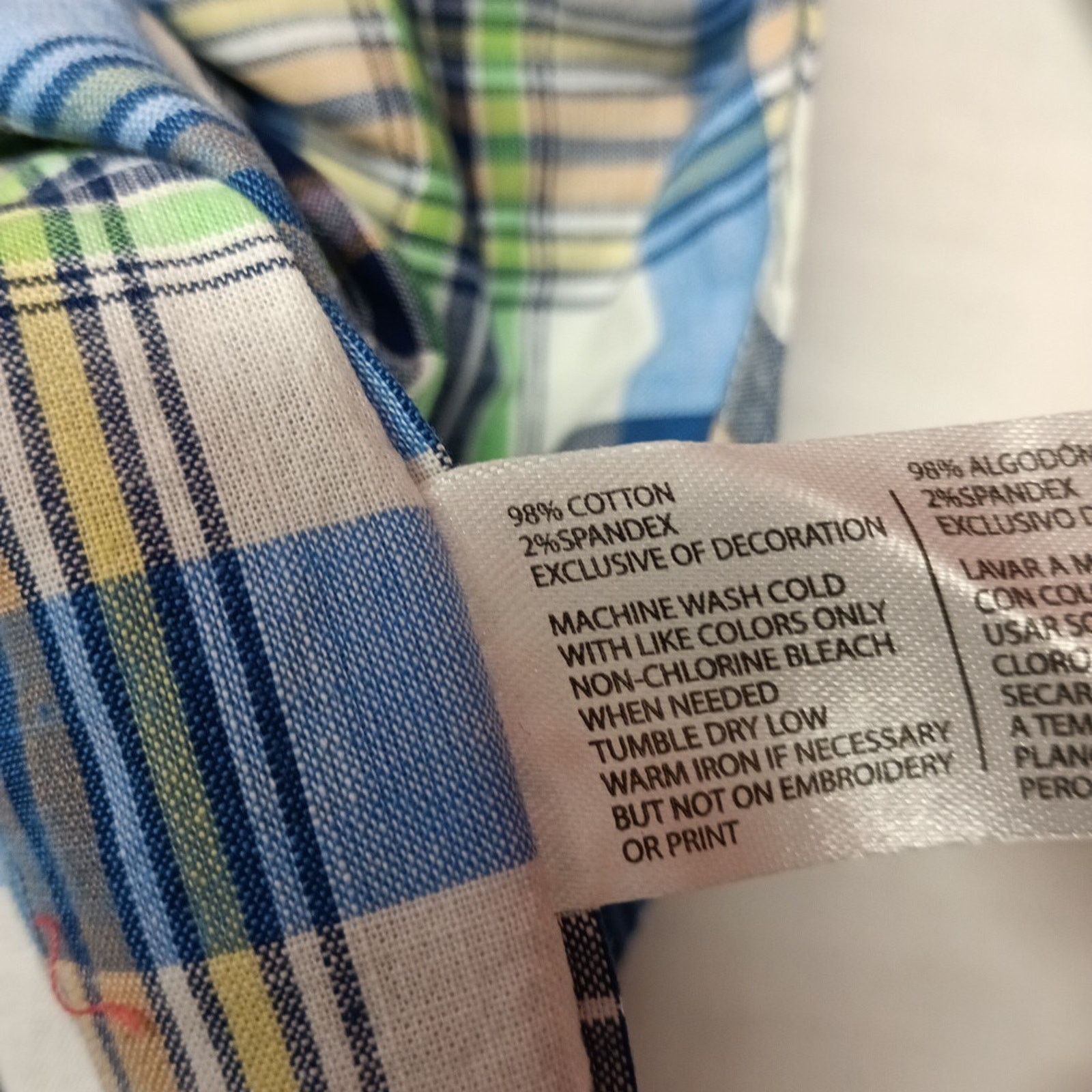 U.S. Polo Assn. U.S. Polo Assn. Button Woven Shirt Men's S Multicolor Plaid Size US S / EU 44-46 / 1 - 7 Thumbnail