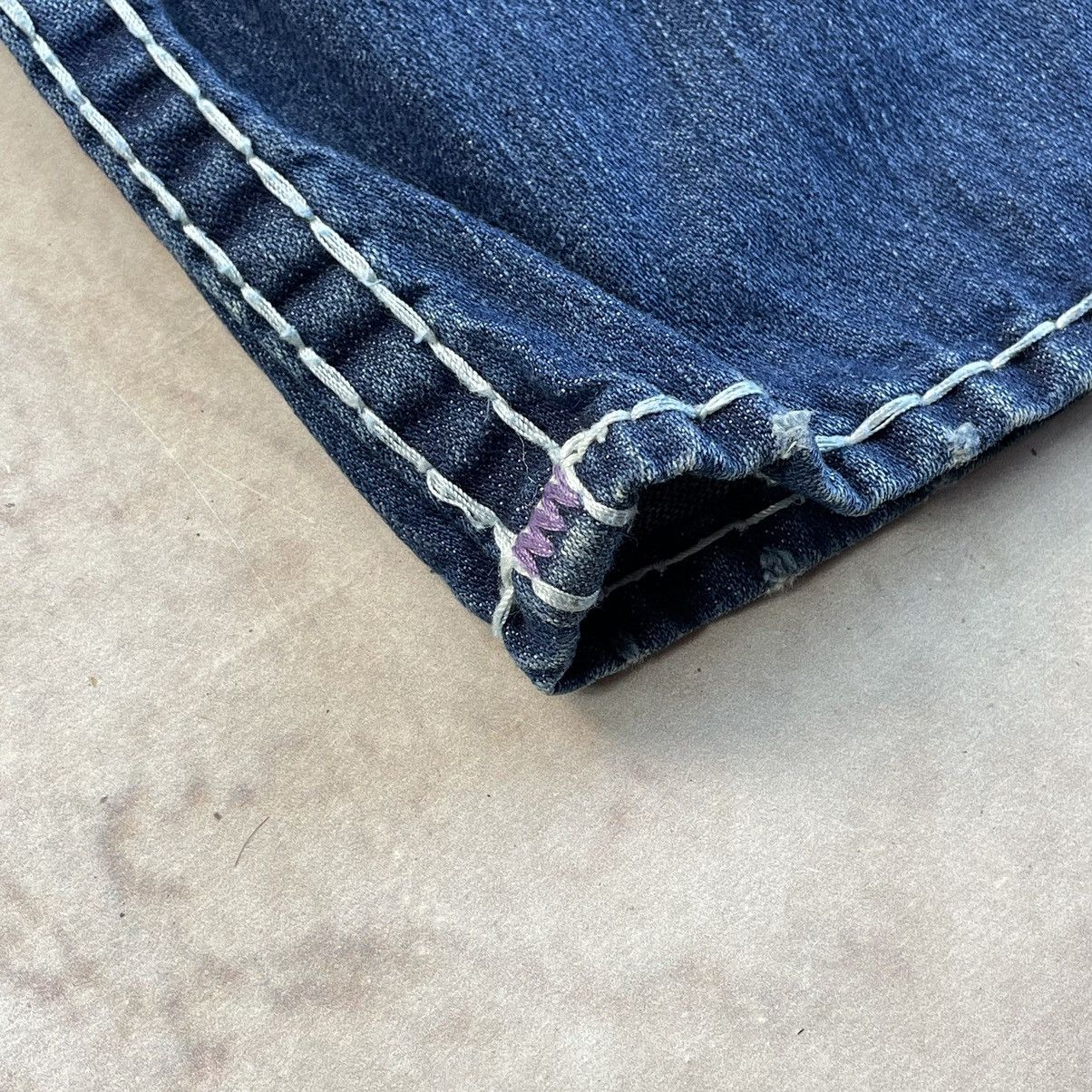 Japanese Brand × True Religion True Religion Baggy Y2K Distressed Chief Keef Wide Jeans Size US 36 / EU 52 - 12 Thumbnail
