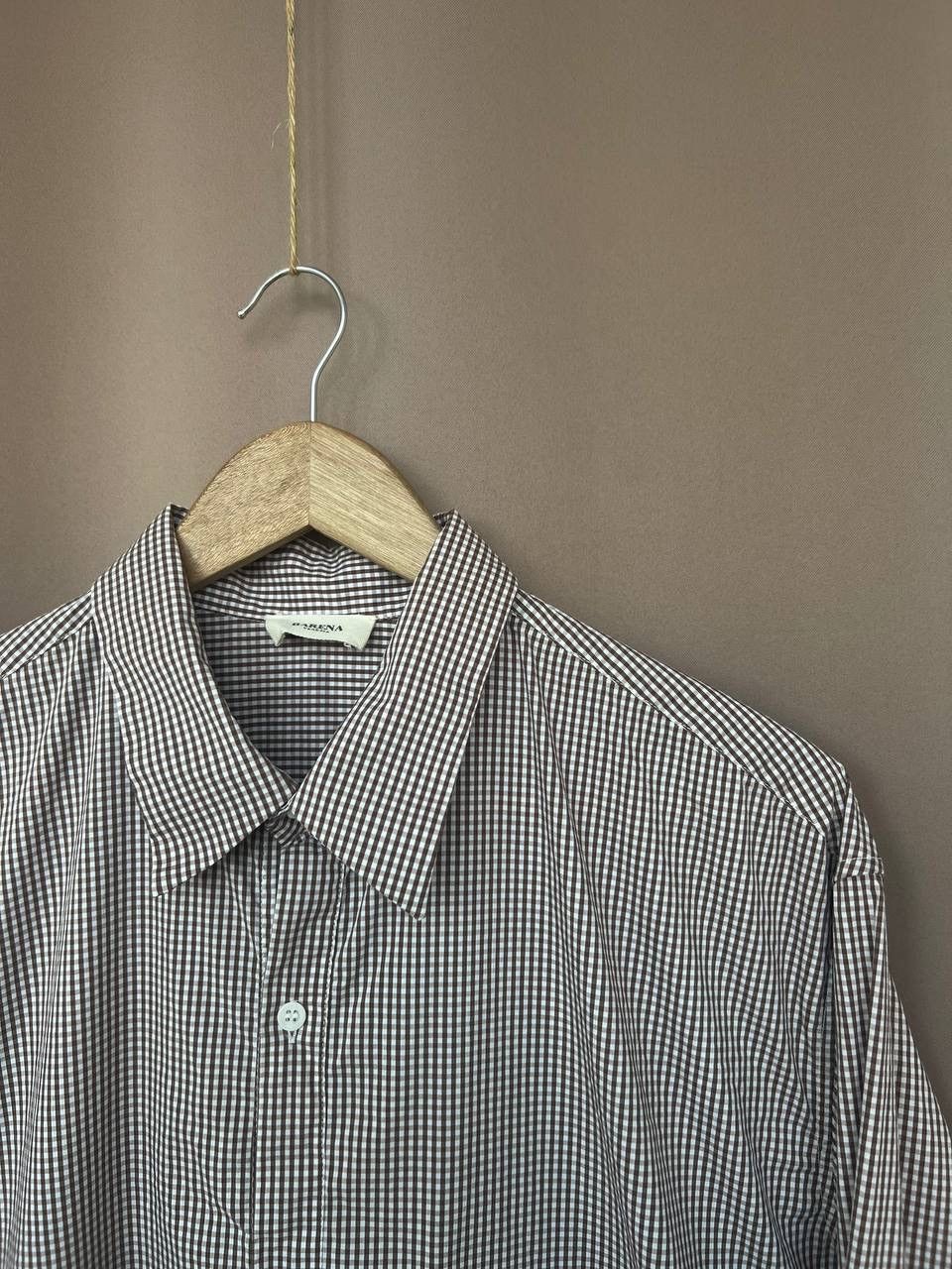 Barena Venezia Barena Venezia Checked Half Button Shirt Mens Size 40 M/L Size US L / EU 52-54 / 3 - 6 Thumbnail