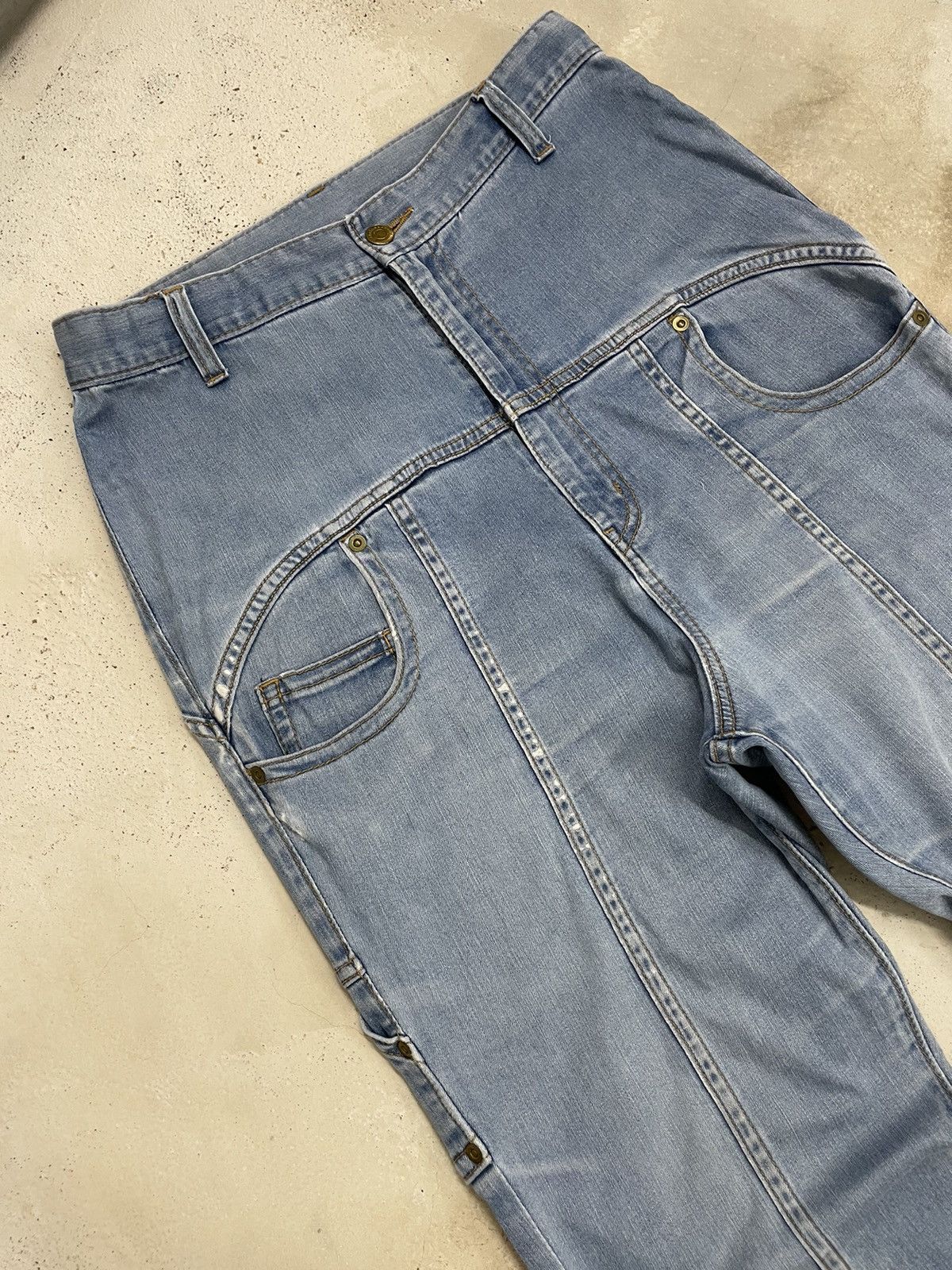Issey Miyake × mercibeaucoup Mercibeacoup Drop Crotch Pants by Issey Miyake (AD25) Size US 28 / EU 44 - 4 Thumbnail