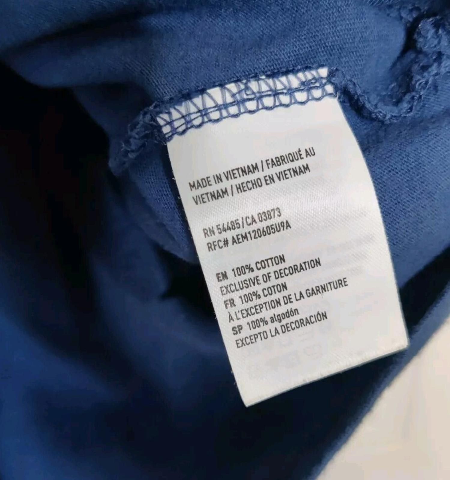 American Eagle Outfitters American Eagle Mens T-Shirt Short Sleeve Tee Top Large Blue Size US L / EU 52-54 / 3 - 4 Thumbnail