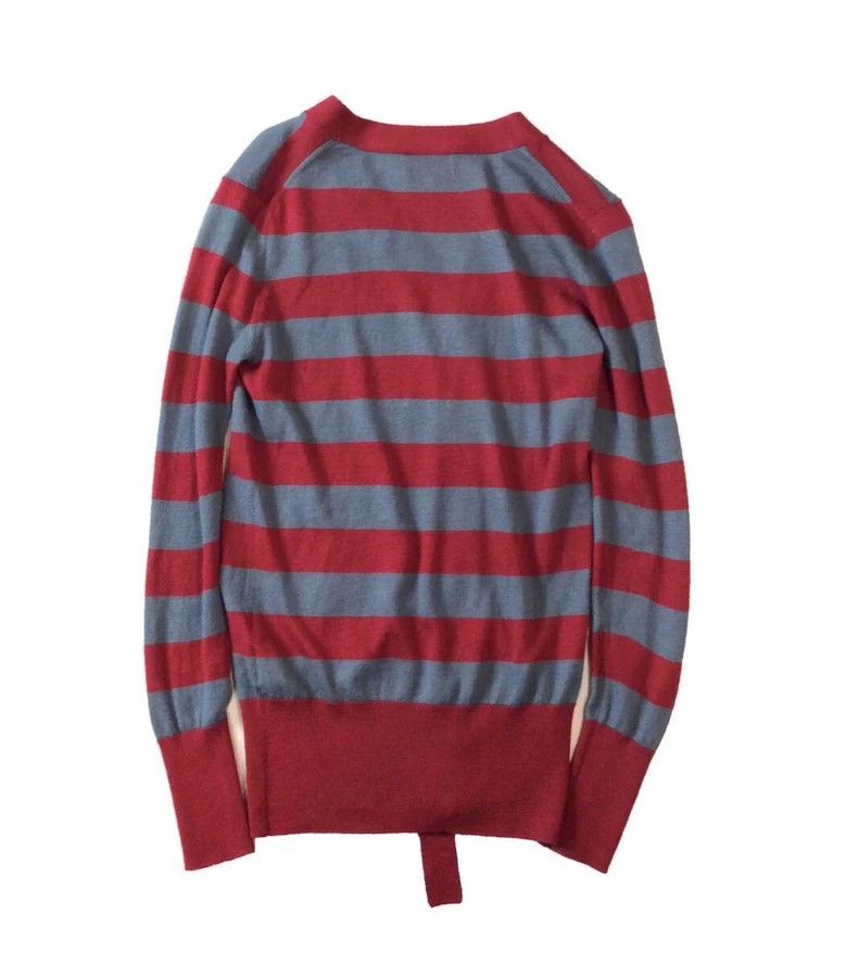 Vivienne Westwood Vivienne Westwood Asymmetrical striped knit cardigan Size M / US 6-8 / IT 42-44 - 2 Thumbnail