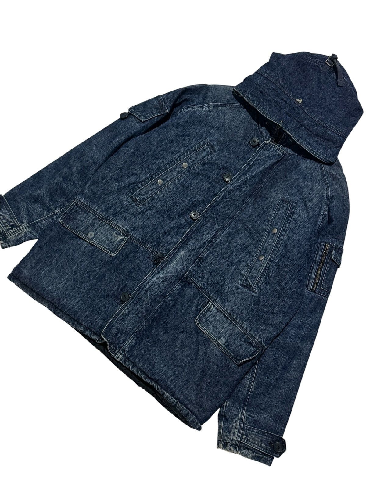 Gap GAP 2003s Denim N-3B Jacket Size US L / EU 52-54 / 3 - 5 Thumbnail
