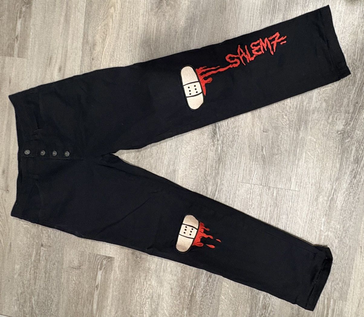 Japanese Brand × Vintage Vintage 2000’s SalemSeven skate pants Size US 32 / EU 48 - 4 Thumbnail