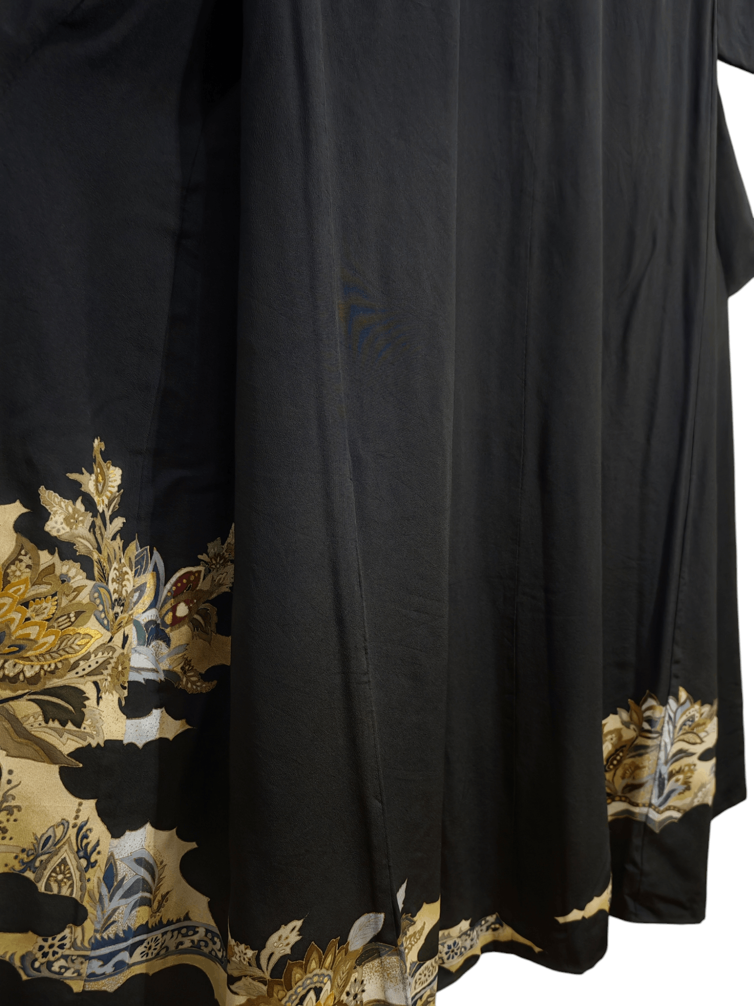 Japanese Brand × Vintage Vintage Japanese Tomesode Kimono Robe Silk Kimono Dress Size US L / EU 52-54 / 3 - 7 Thumbnail