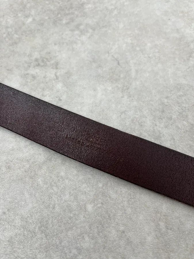 Gucci 2000s Gucci Signature Brown Leather Belt Size ONE SIZE - 8 Thumbnail