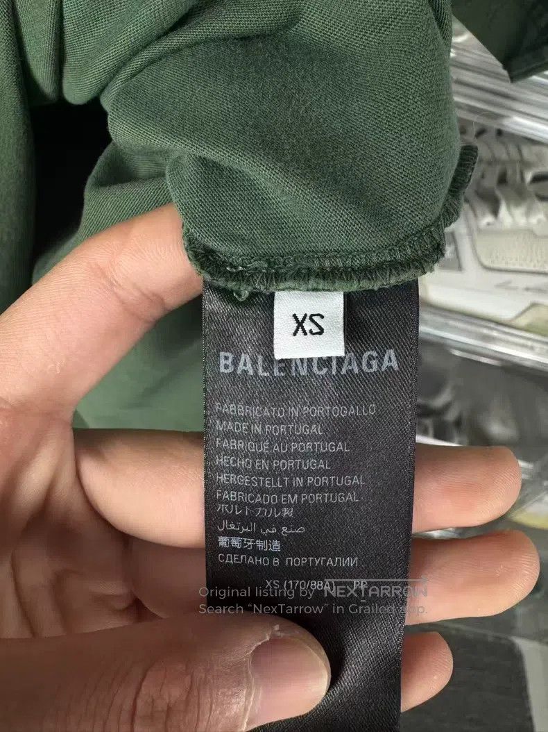 Balenciaga Balenciaga Tape Short Sleeve Size US XS / EU 42 / 0 - 4 Thumbnail