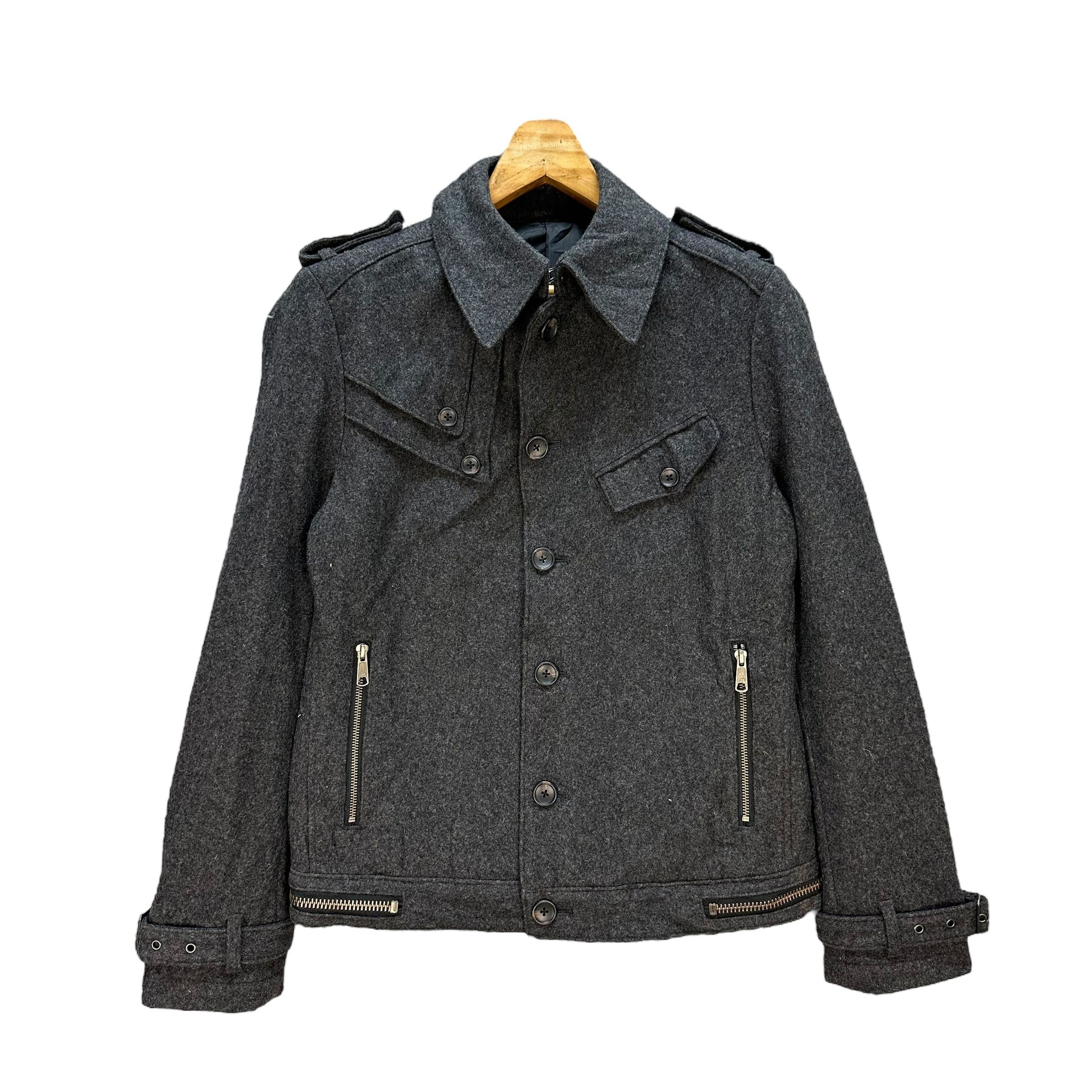 PPFM Vintage PPFM Avant Garde Wool Button Jacket #A70-1711 Size US L / EU 52-54 / 3 - 1 Thumbnail