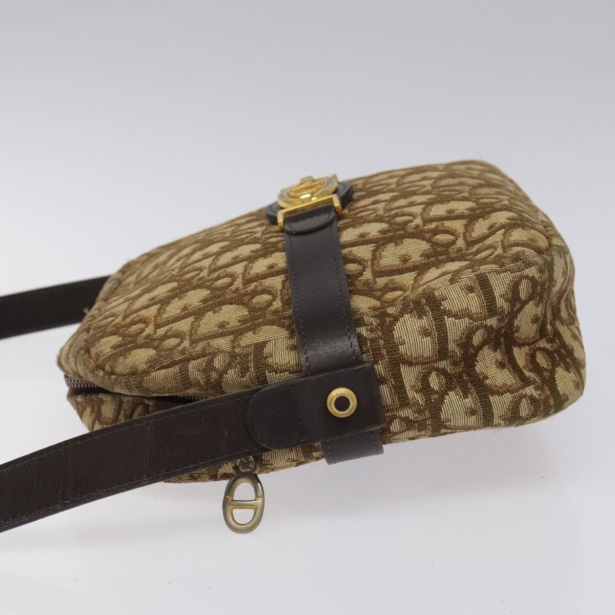 Dior DIOR Trotter Canvas Shoulder Bag Brown Size ONE SIZE - 5 Thumbnail