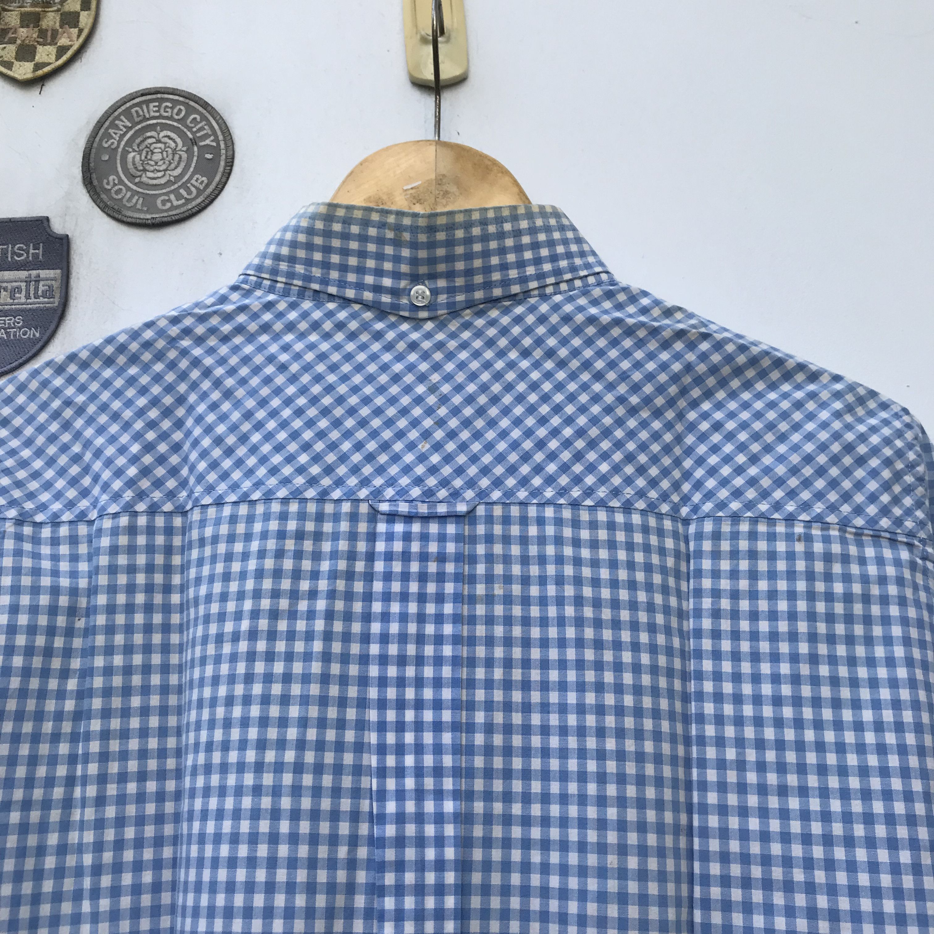 Other UK × Vintage Alfie Dandy Skinheads shirt Blue Gingham Trimfit button down Size US M / EU 48-50 / 2 - 11 Thumbnail