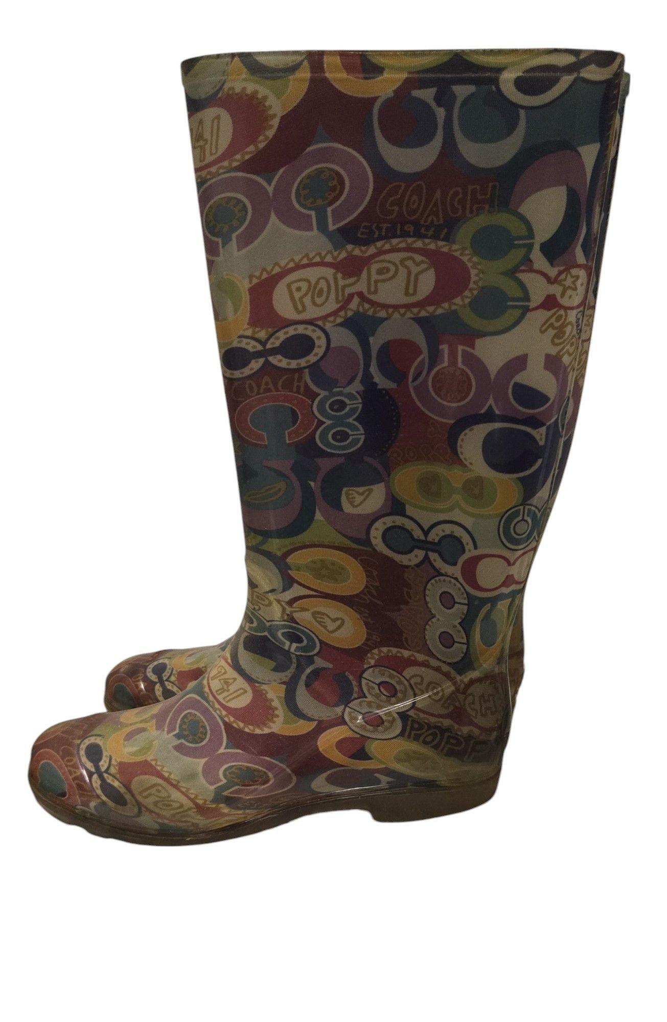 Coach Coach Poppy Graphic Colorful Rain Boots Size 6 Size US 6 / IT 36 - 3 Thumbnail