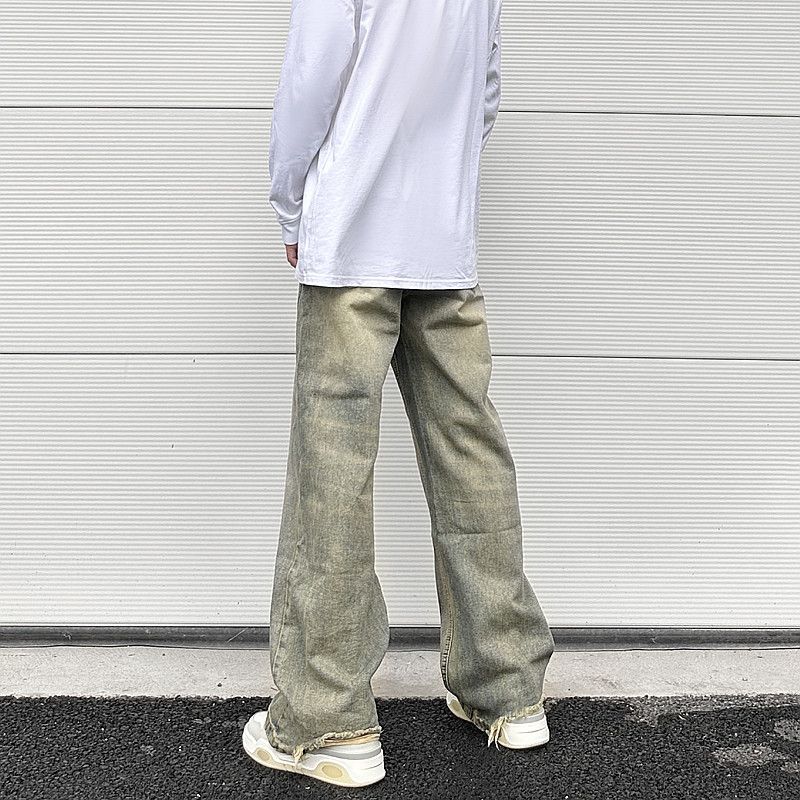 Vintage Oversized Split Deconstructed Wide Jeans