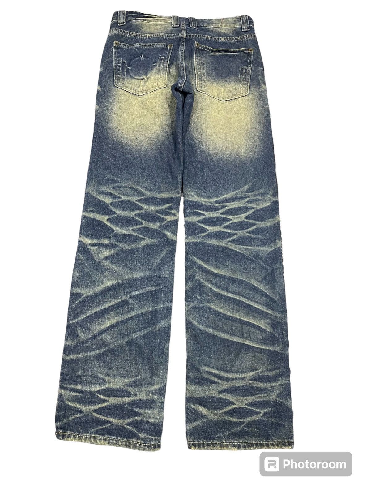 If Six Was Nine 2000s TORNADO MART INSPIRED BRAND TIMEBELT WASHABLE JEANS Size US 30 / EU 46 - 3 Thumbnail