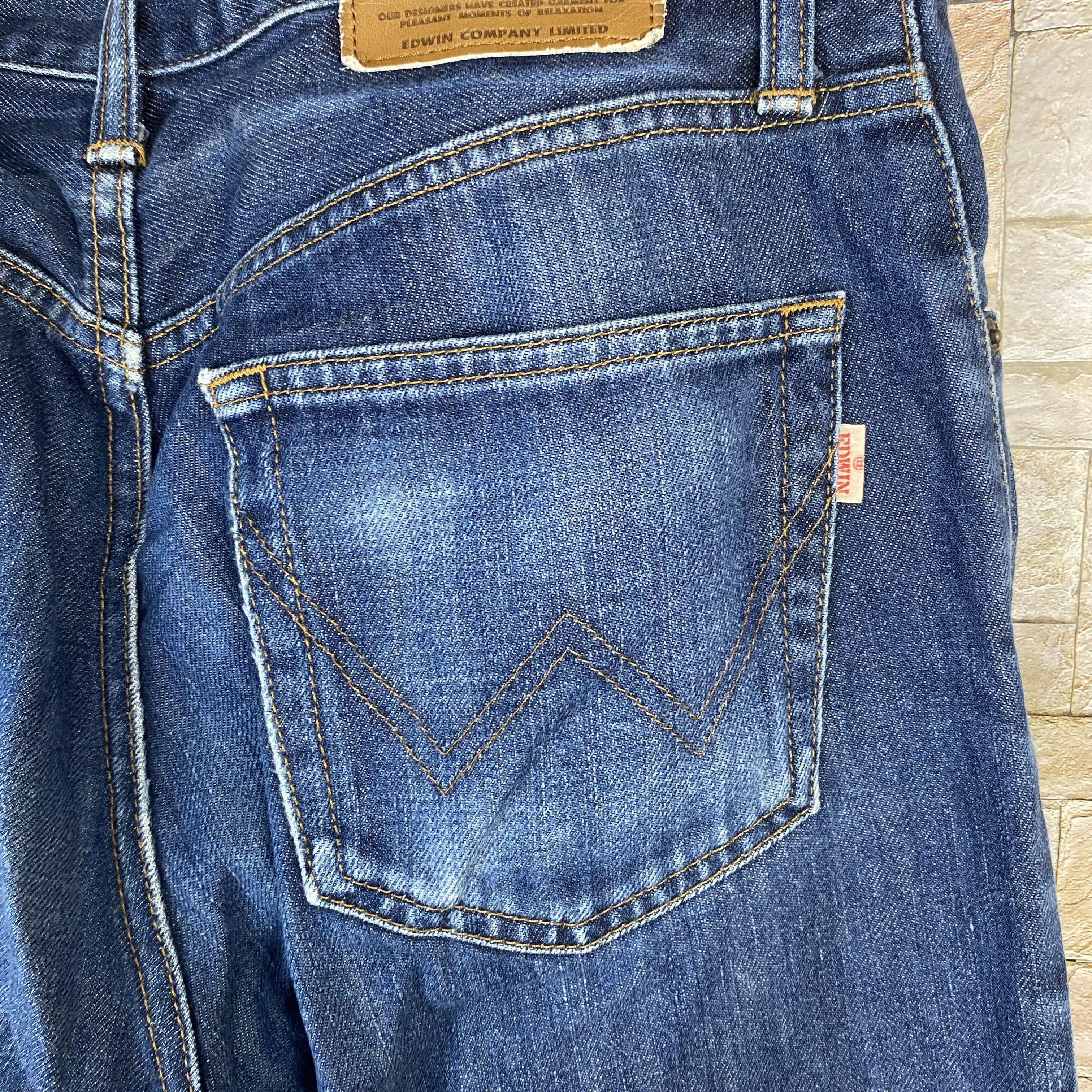Edwin Edwin vintage Blue Denim Pants #7595 Size US 30 / EU 46 - 18 Thumbnail