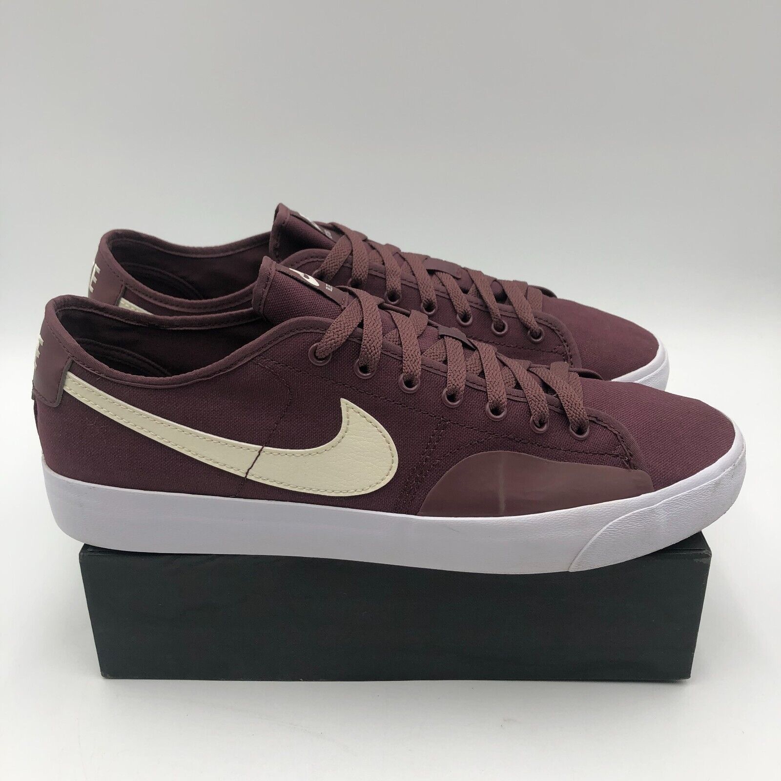 Nike Nike SB Blazer Men's Size 11.5 Maroon/Wine Canvas Sneakers Size US 11.5 / EU 44-45 - 6 Thumbnail