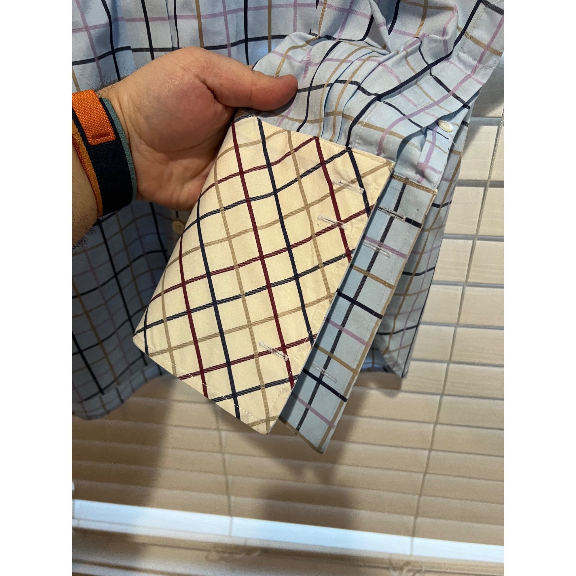 Ted Baker Ted Baker Long Sleeve French Cuff Button Up Shirt - Size 16. Size US L / EU 52-54 / 3 - 3 Thumbnail