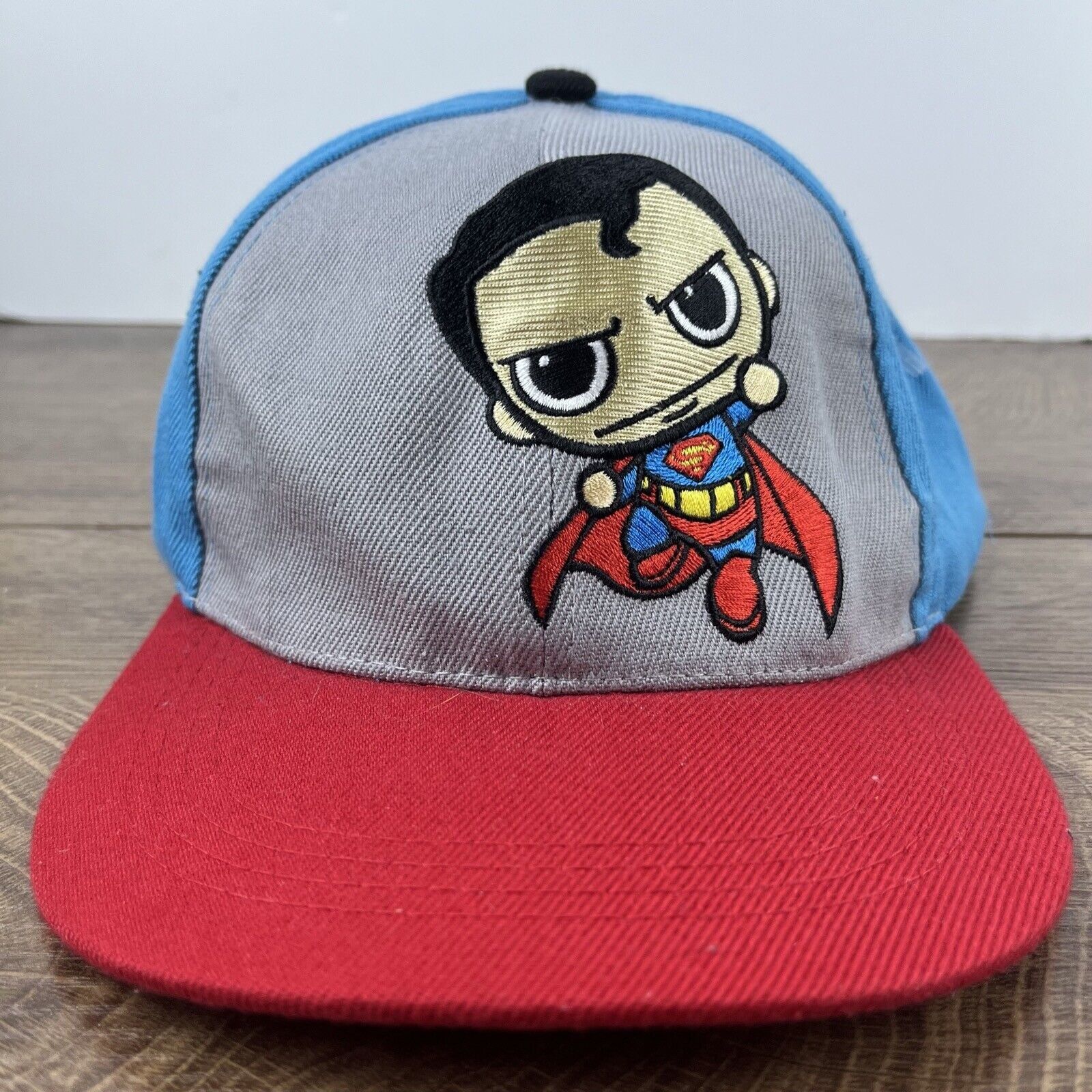 Other Baby Superman Hat Gray Cap Superman Adjustable Hat Gray Adul Size ONE SIZE - 5 Thumbnail
