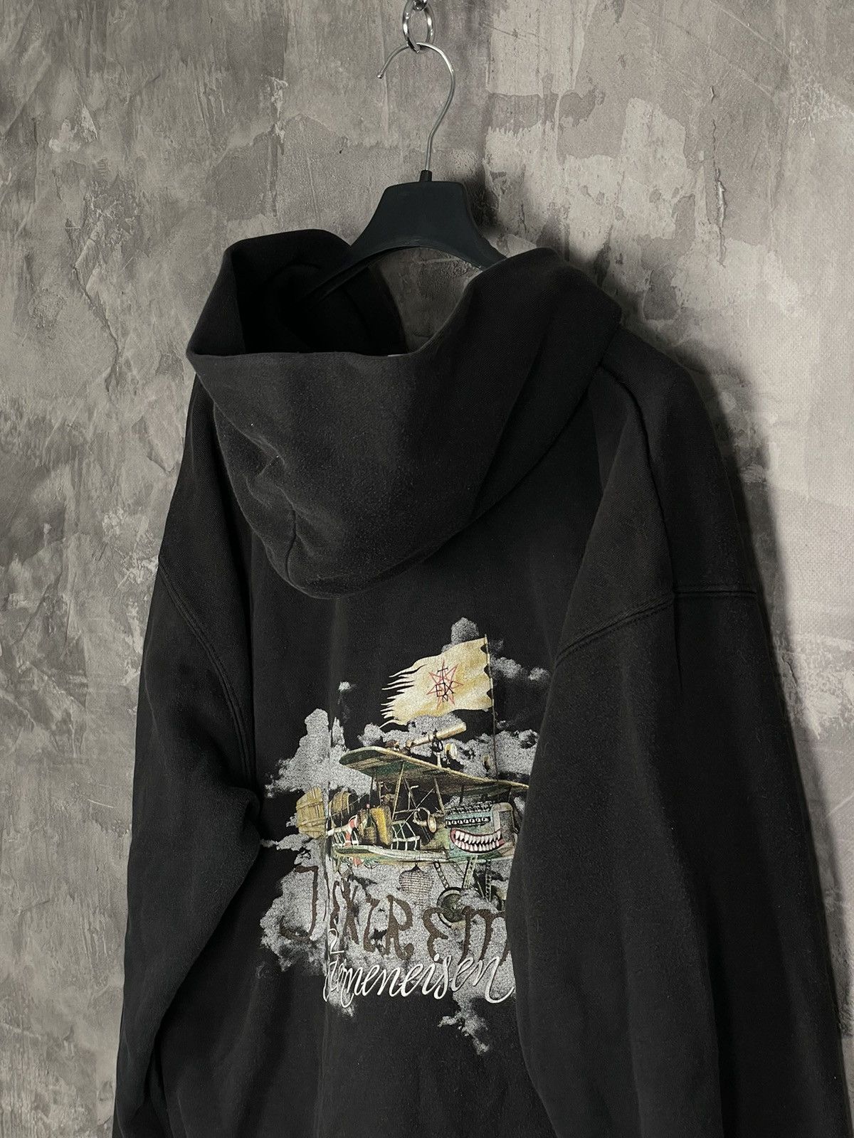Band Tees × Vintage Vintage Hoodie In Extremo Rock Metal Grunge Punk Washed Size US L / EU 52-54 / 3 - 8 Thumbnail