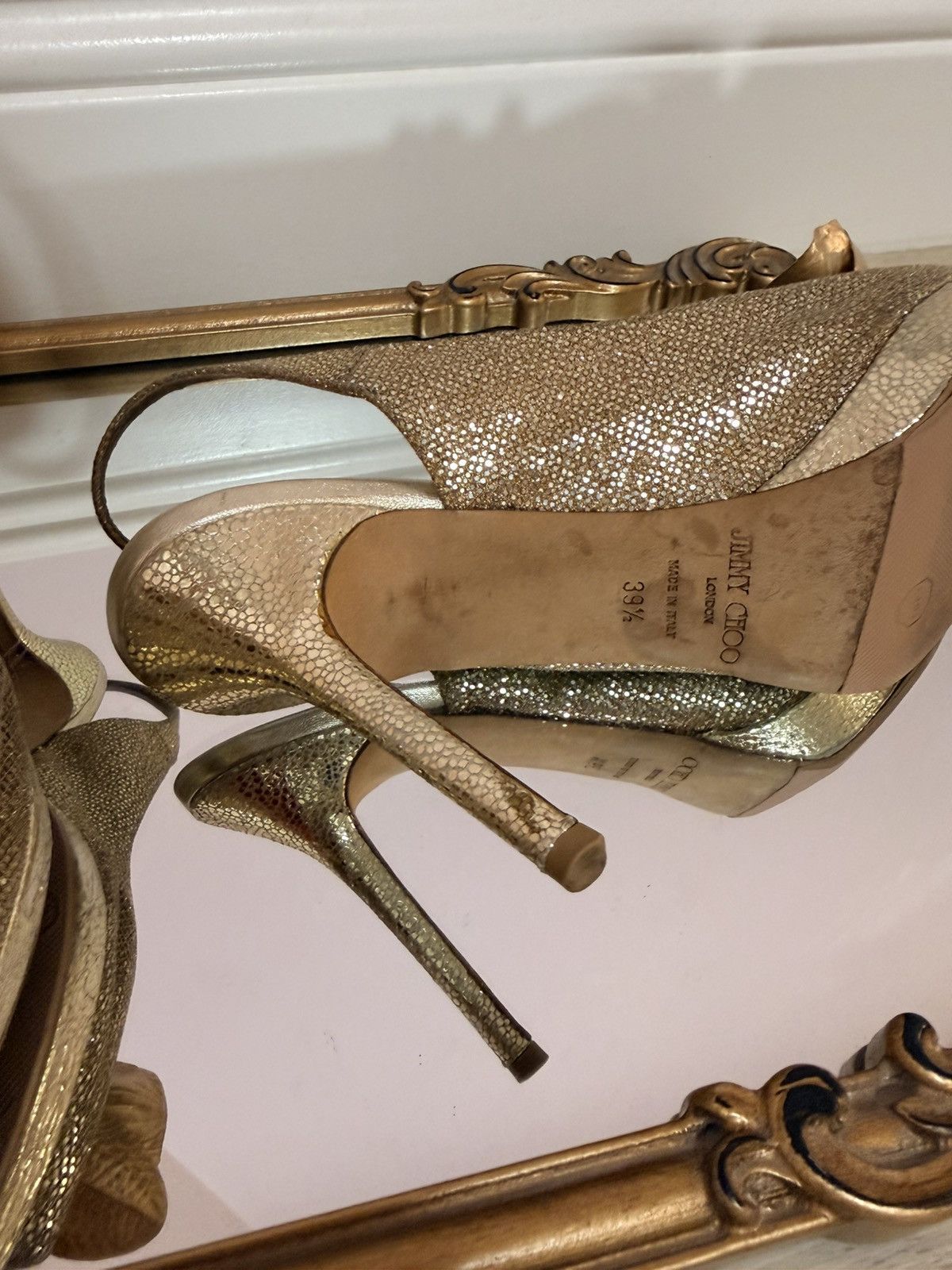 Jimmy Choo Jimmy Choo sandals shoes butterfly orchid 9.5 US 39.5 Y2K Size US 9.5 / IT 39.5 - 7 Thumbnail