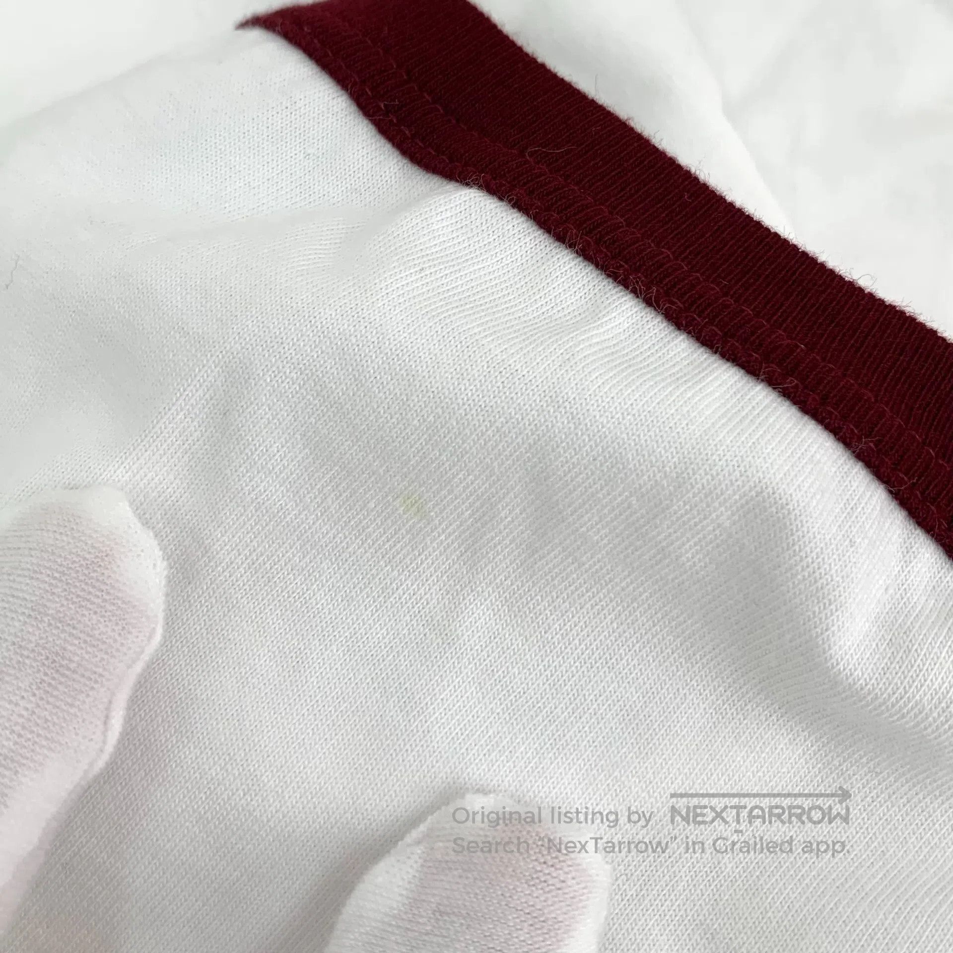 Gucci Guicci H30741 Gucci White Emblem Embroidered Cotton Crew N Size US XS / EU 42 / 0 - 9 Thumbnail