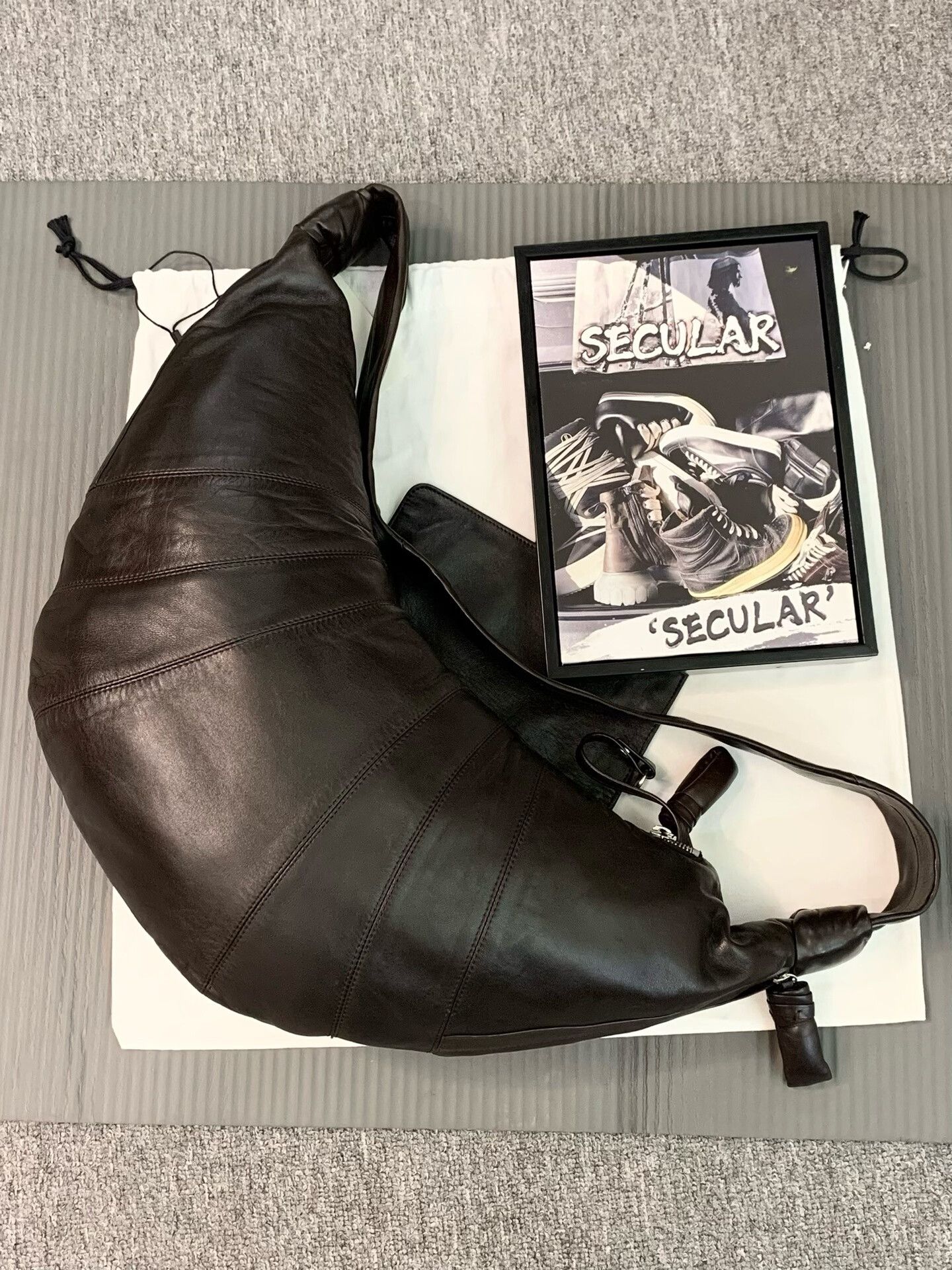 Lemaire Lemaire Large Sheepskin Croissant Bag Size ONE SIZE - 1 Thumbnail