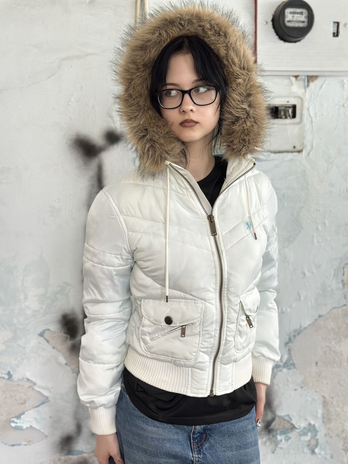 Y/Project Y/Project Multifunctional Detachable Fur Zip Bomber 