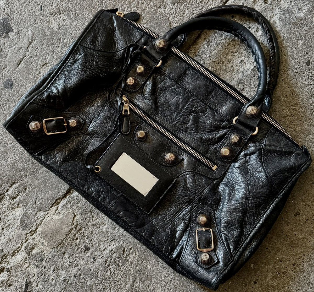 Balenciaga Balenciaga - 2000’s - Classic Le City - Lambskin Work Bag Size ONE SIZE - 14 Thumbnail