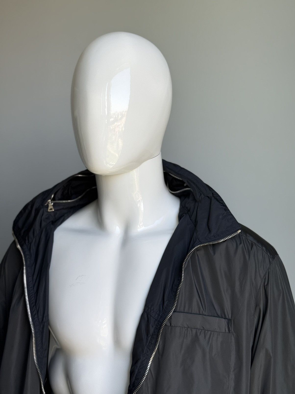 Prada Prada Reversible jacket Big Logo Nylon Size US XXL / EU 58 / 5 - 7 Thumbnail
