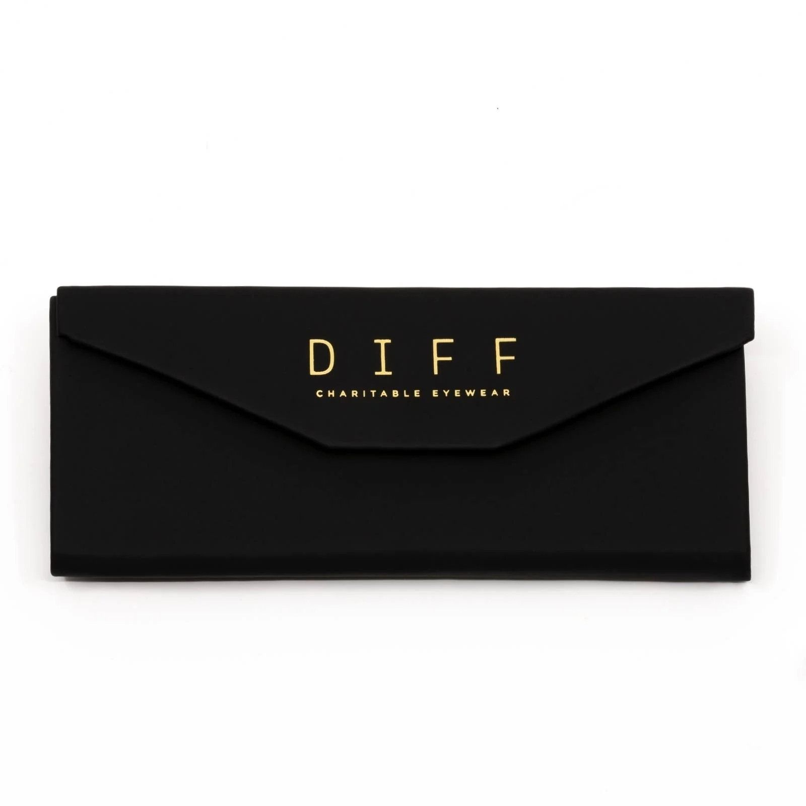 Other Diff Black Folding Soft Touch Vegan Leather Eyewear Case Size ONE SIZE - 2 Thumbnail