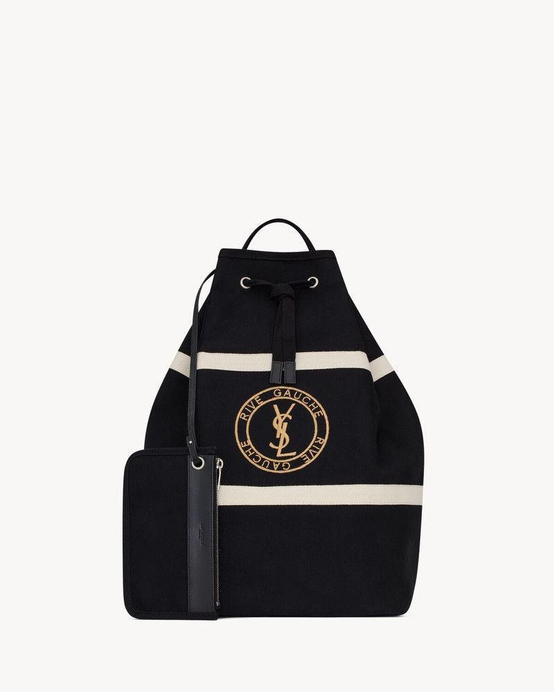Saint Laurent Paris o1bcso1str1225 Size: OS/Rive Gauche Sling Bag in Black Size ONE SIZE - 2 Thumbnail