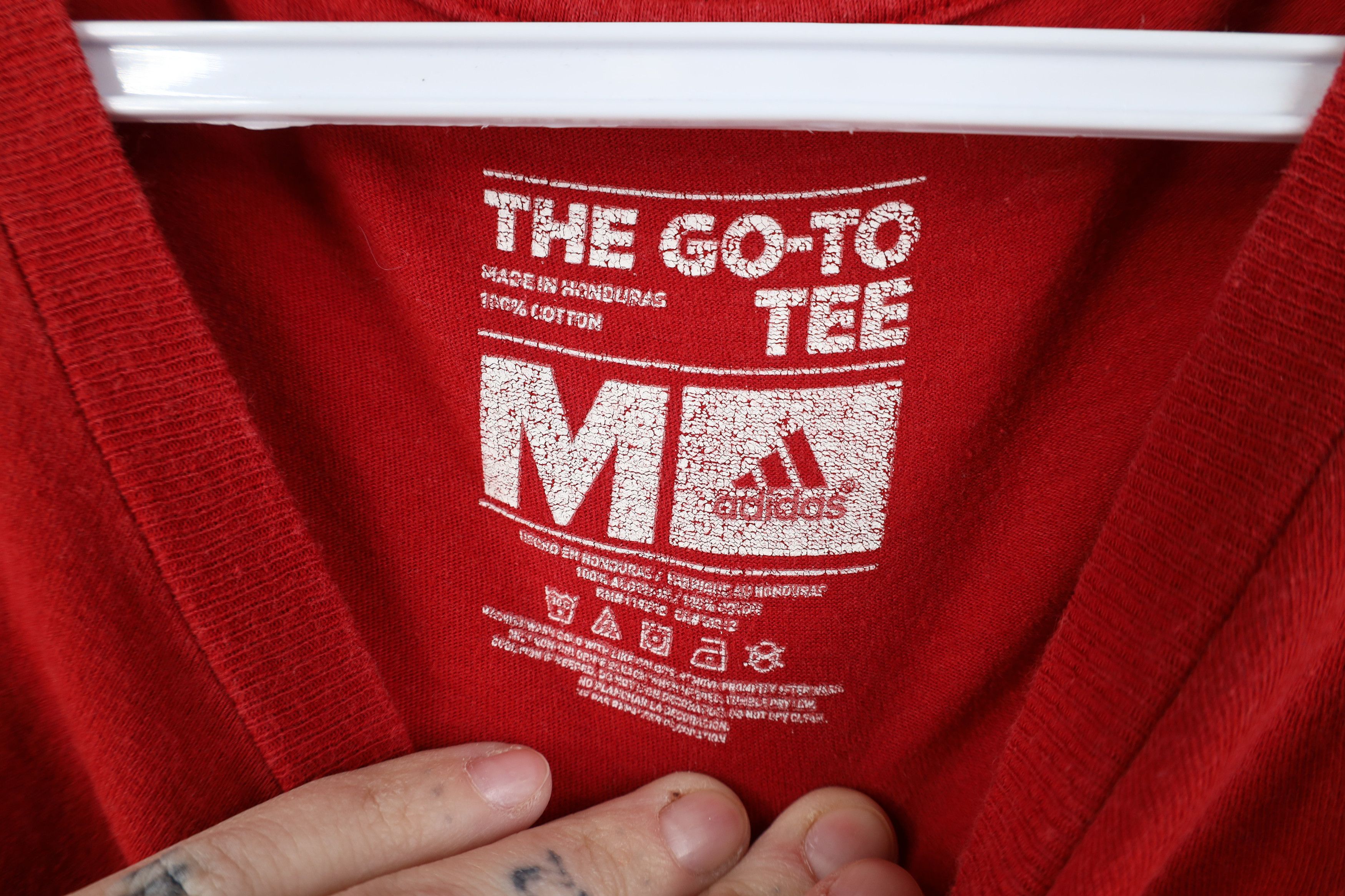 Adidas Adidas New York Red Bull Soccer Jersey T-Shirt Red Cotton Size US M / EU 48-50 / 2 - 8 Thumbnail