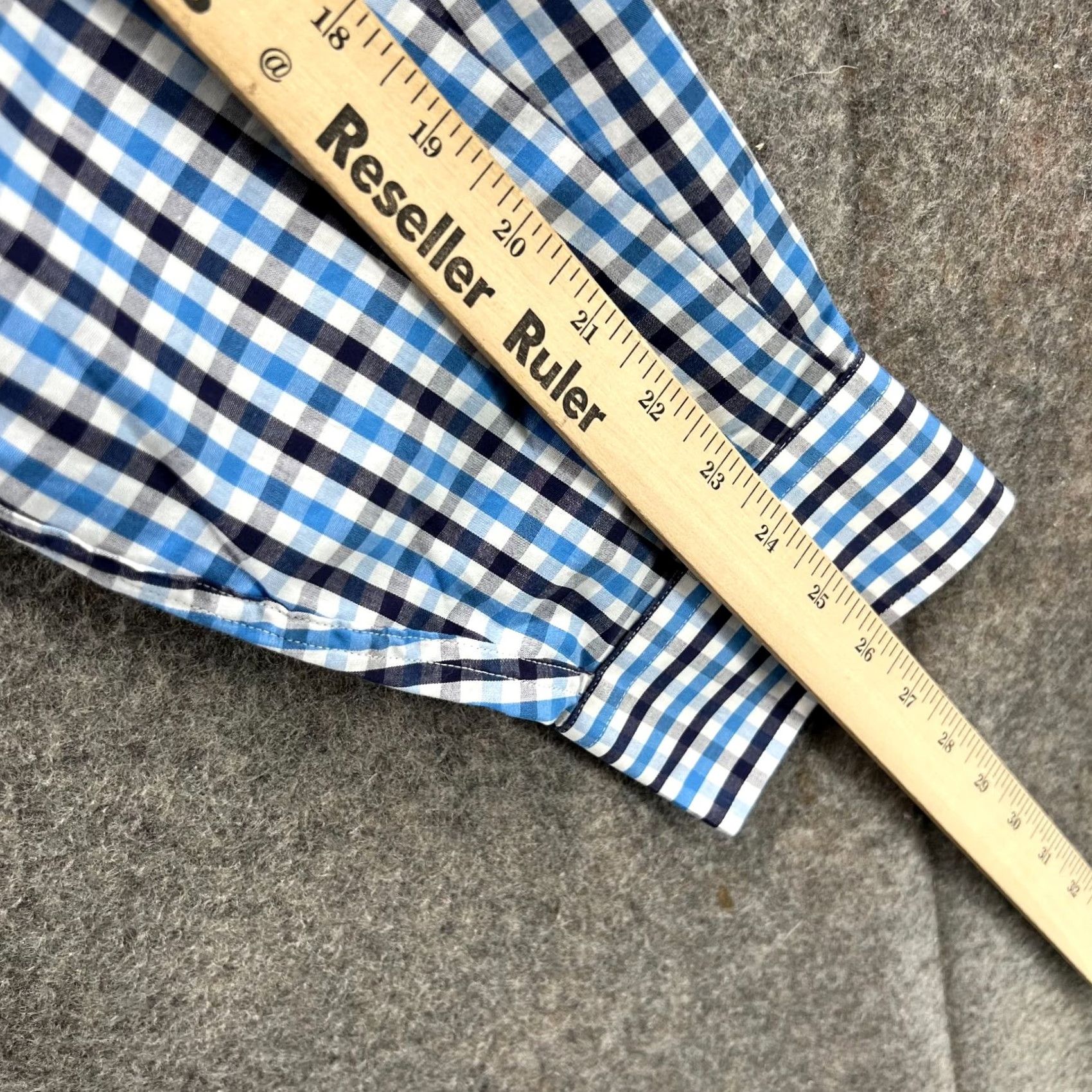 Vintage Pennington & Bailes Shirt Men XL Check Blue Button-Down New Vintage Casual Logo Check N/A Size US XL / EU 56 / 4 - 4 Thumbnail