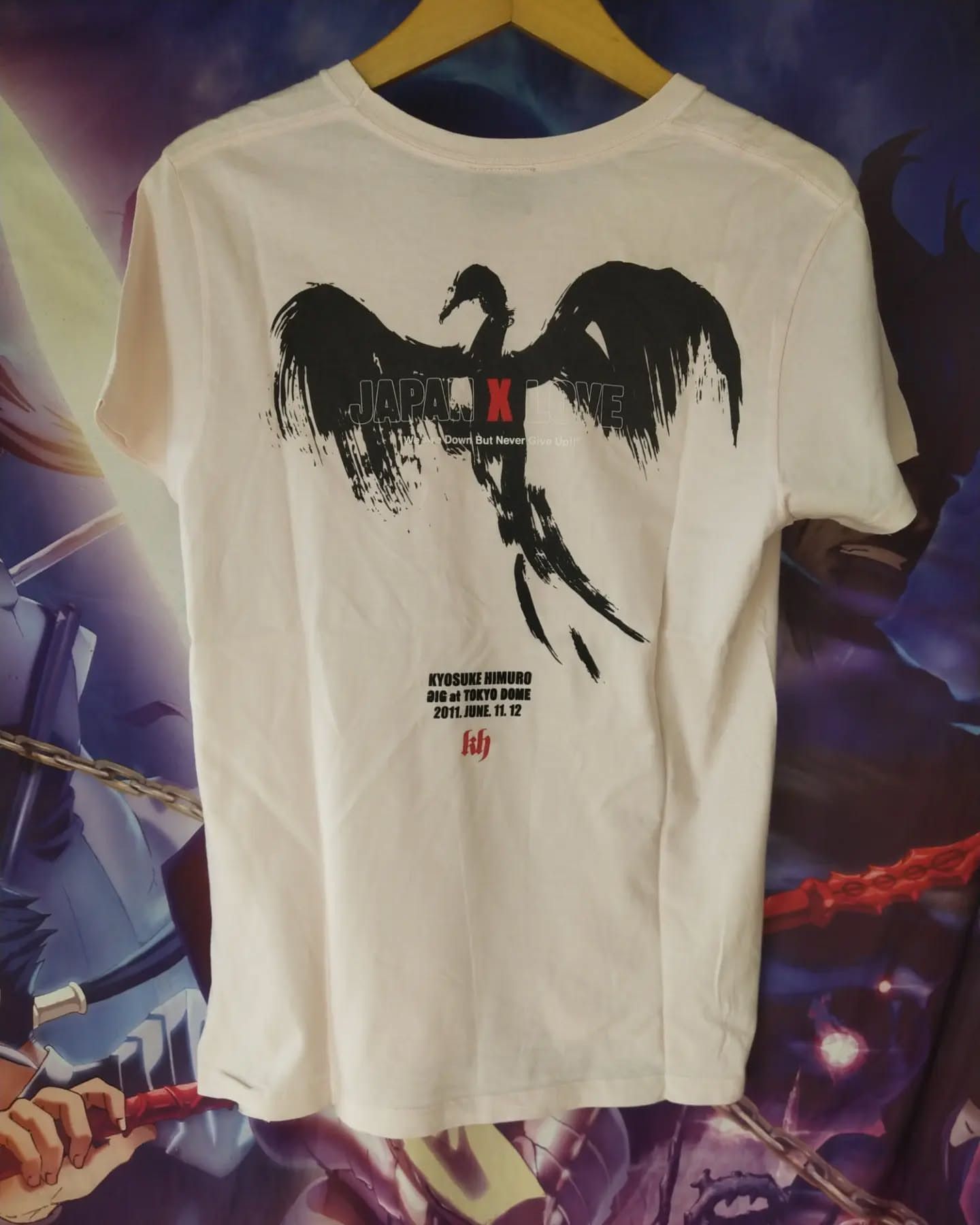 Band Tees Kyosuke Himuro Tokyo Dome 2011 Japan x Love Singer Tee Size S / US 4 / IT 40 - 1 Thumbnail