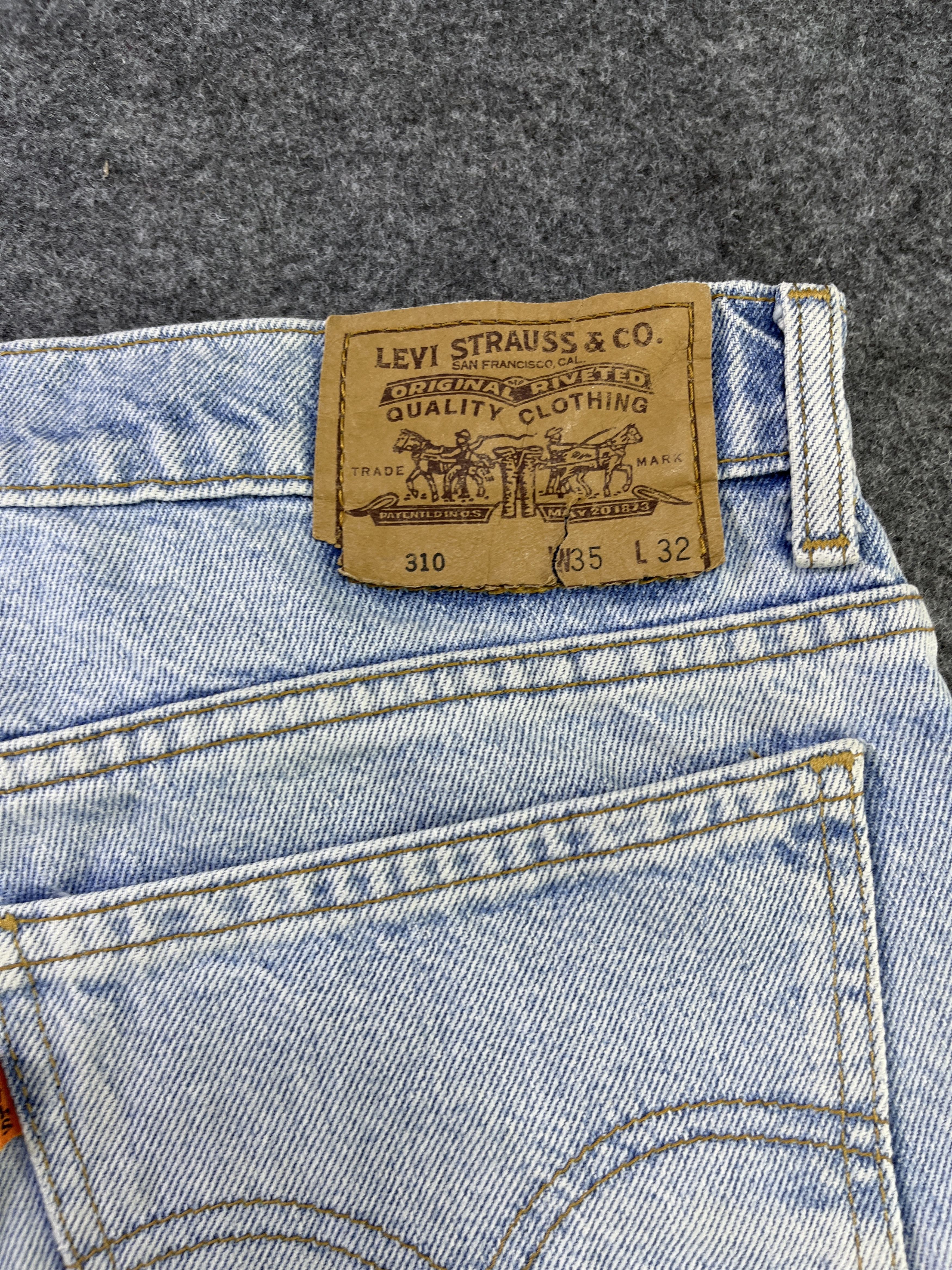 Levi's 90' Vintage Levis 310 LIght Wash Jeans - J925 Size US 34 / EU 50 - 5 Thumbnail