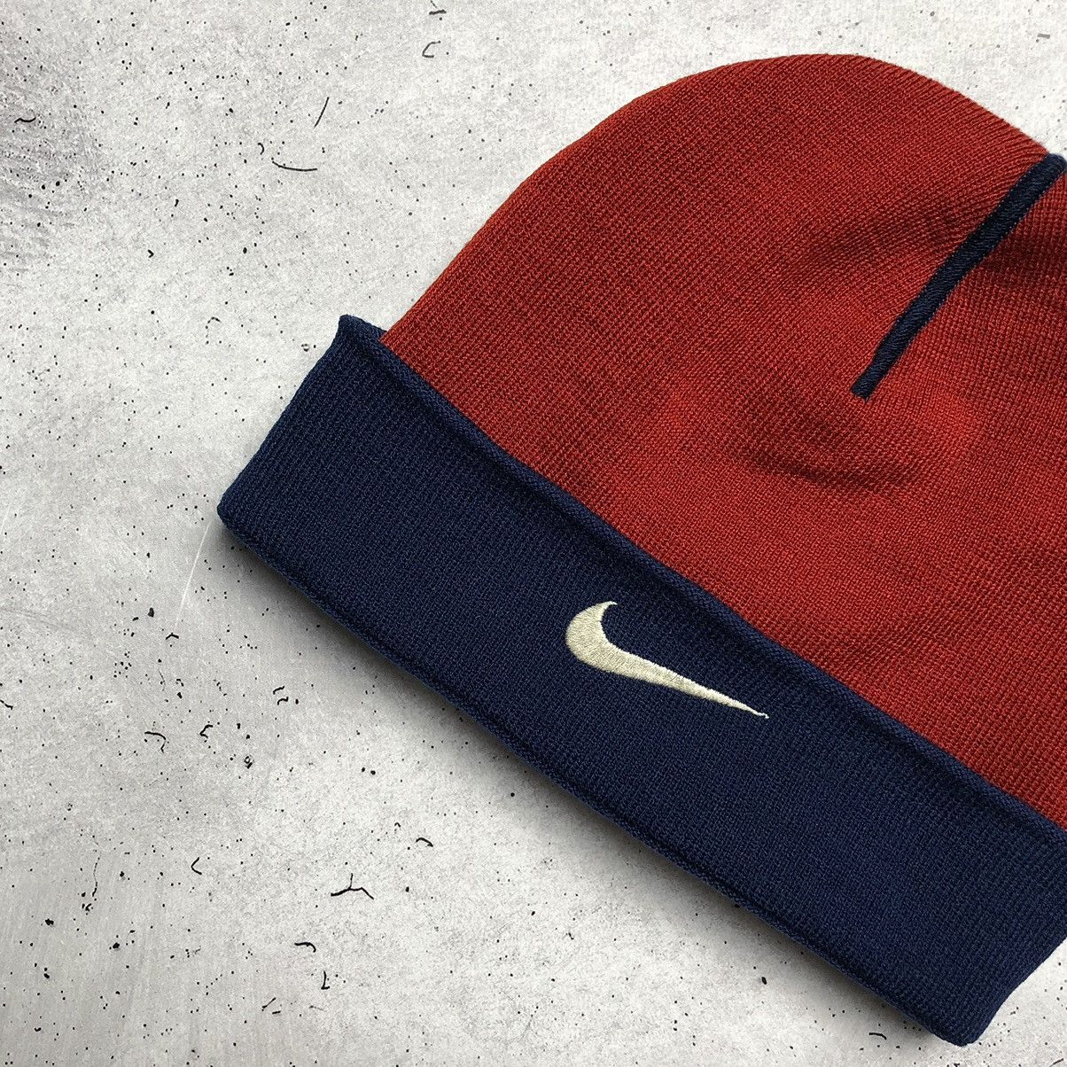 Nike × Vintage Vintage 90s Nike Reversible Hat Size ONE SIZE - 8 Thumbnail