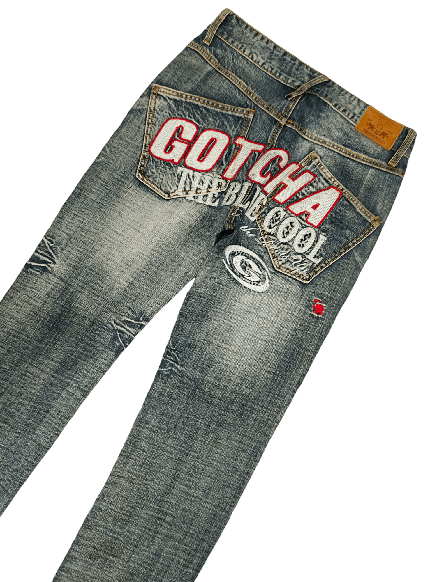 Gotcha Gotcha Clawmark Embroidered Denim jeans Undercovers Style Size US 32 / EU 48 - 5 Thumbnail