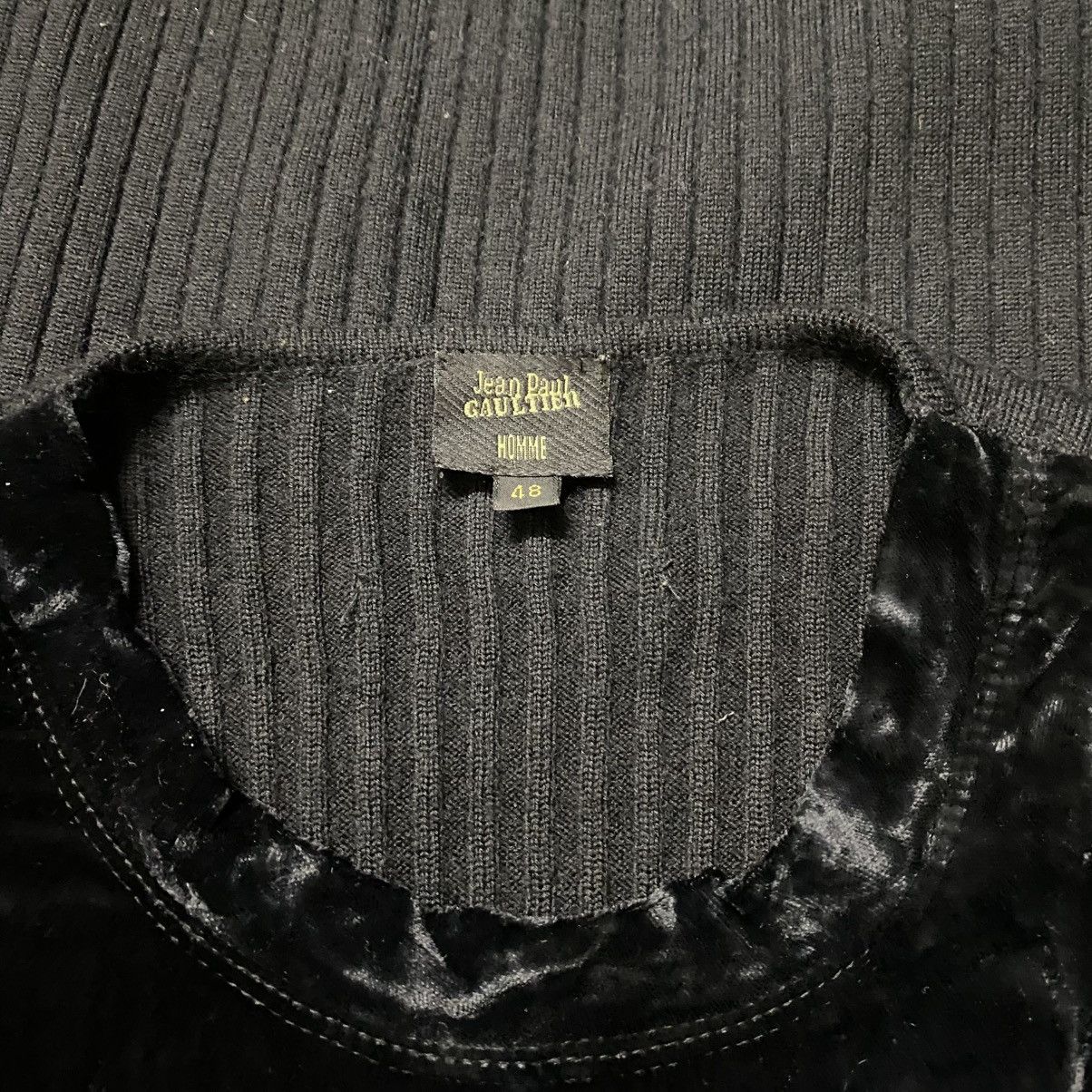 Jean Paul Gaultier Vintage Jean Paul Gaultier Black Argyle Sweater Top Hybrid Size US M / EU 48-50 / 2 - 12 Thumbnail