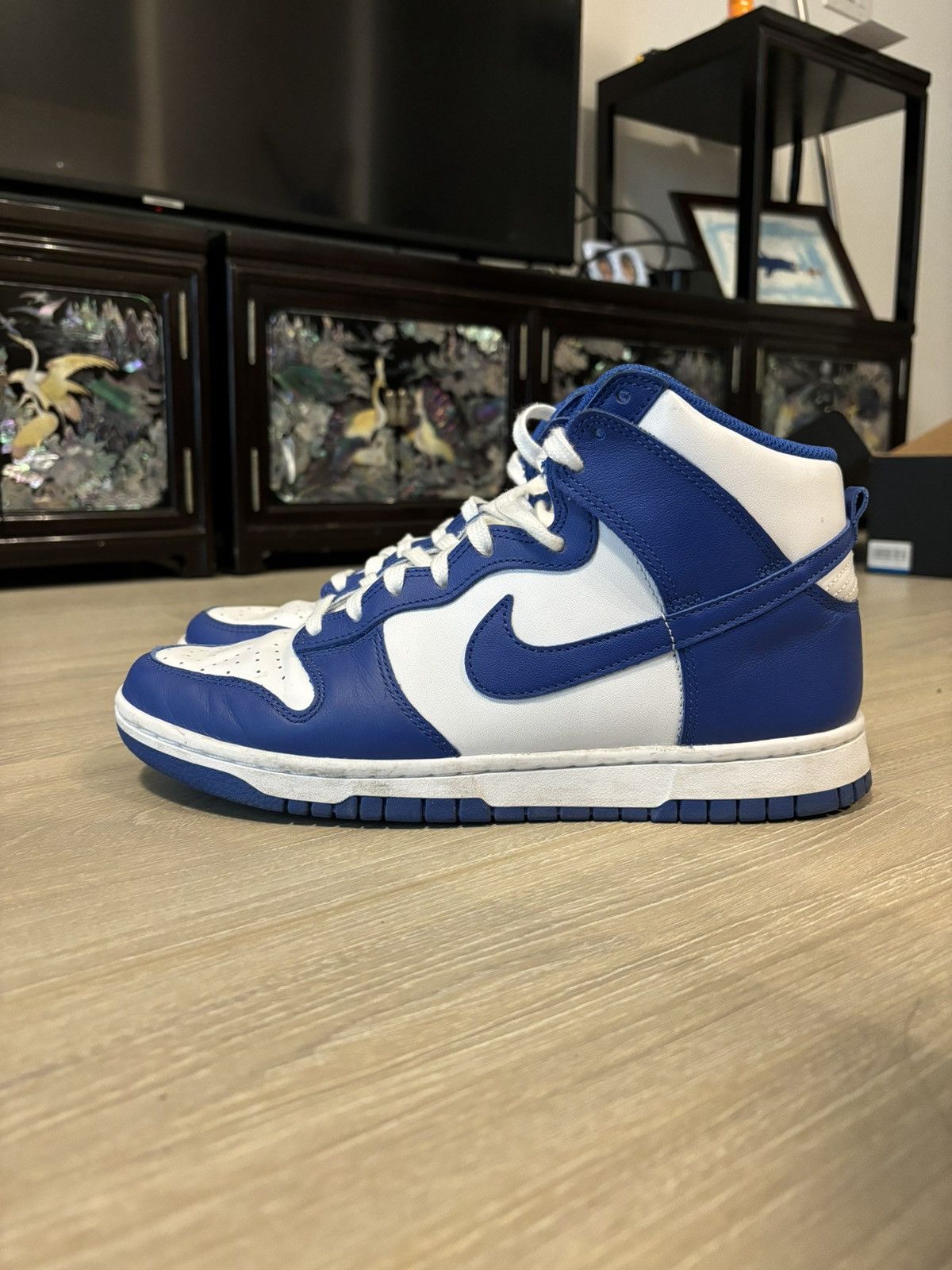 Nike Nike Dunk High Royal Blue Size US 8.5 / EU 41-42 - 4 Thumbnail